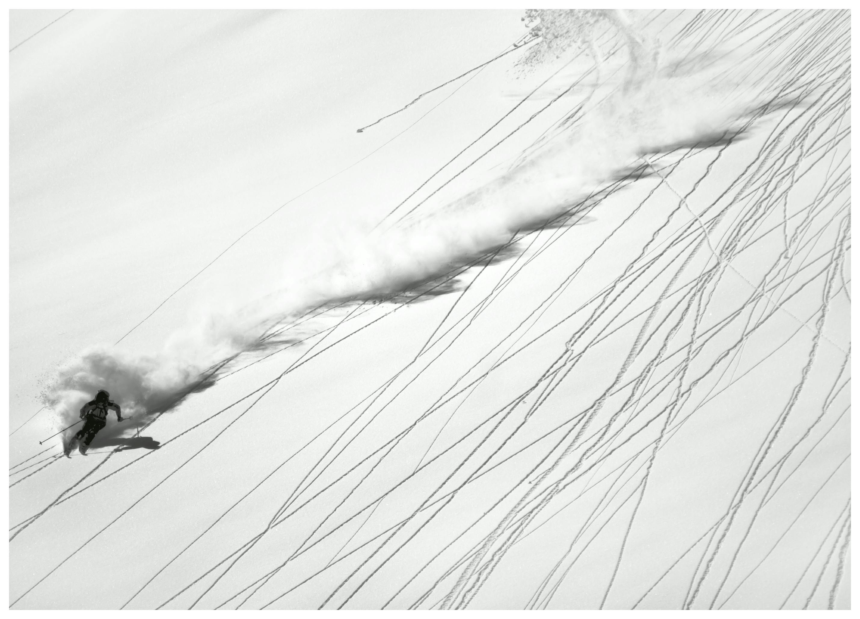 Lorenzo Rieg - Powder Ski Action Poster (70x100 cm) - Poster Store