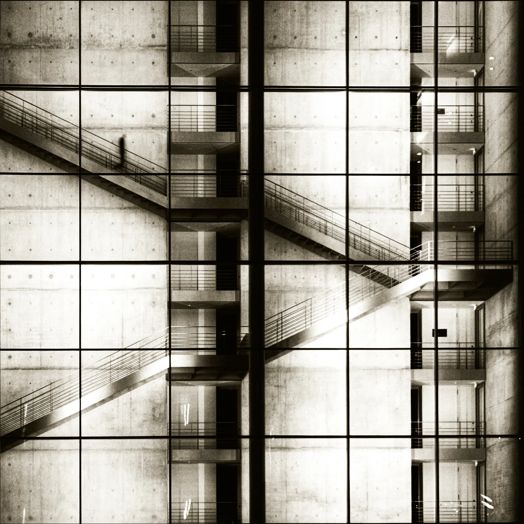 Mari O` Benz - Modern Trappuppgångsgeometri Poster 0