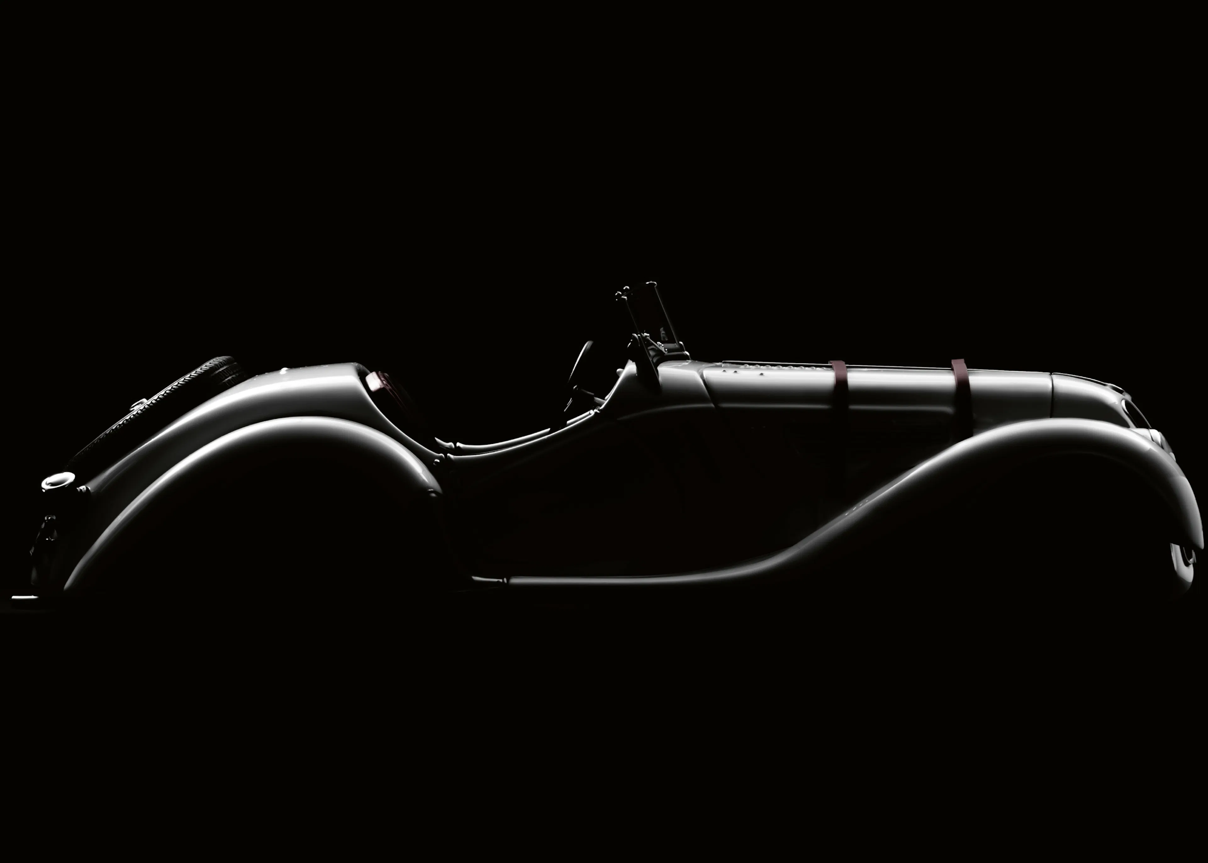 Alvaro Perez - Classic Car Silhouette Poster 0