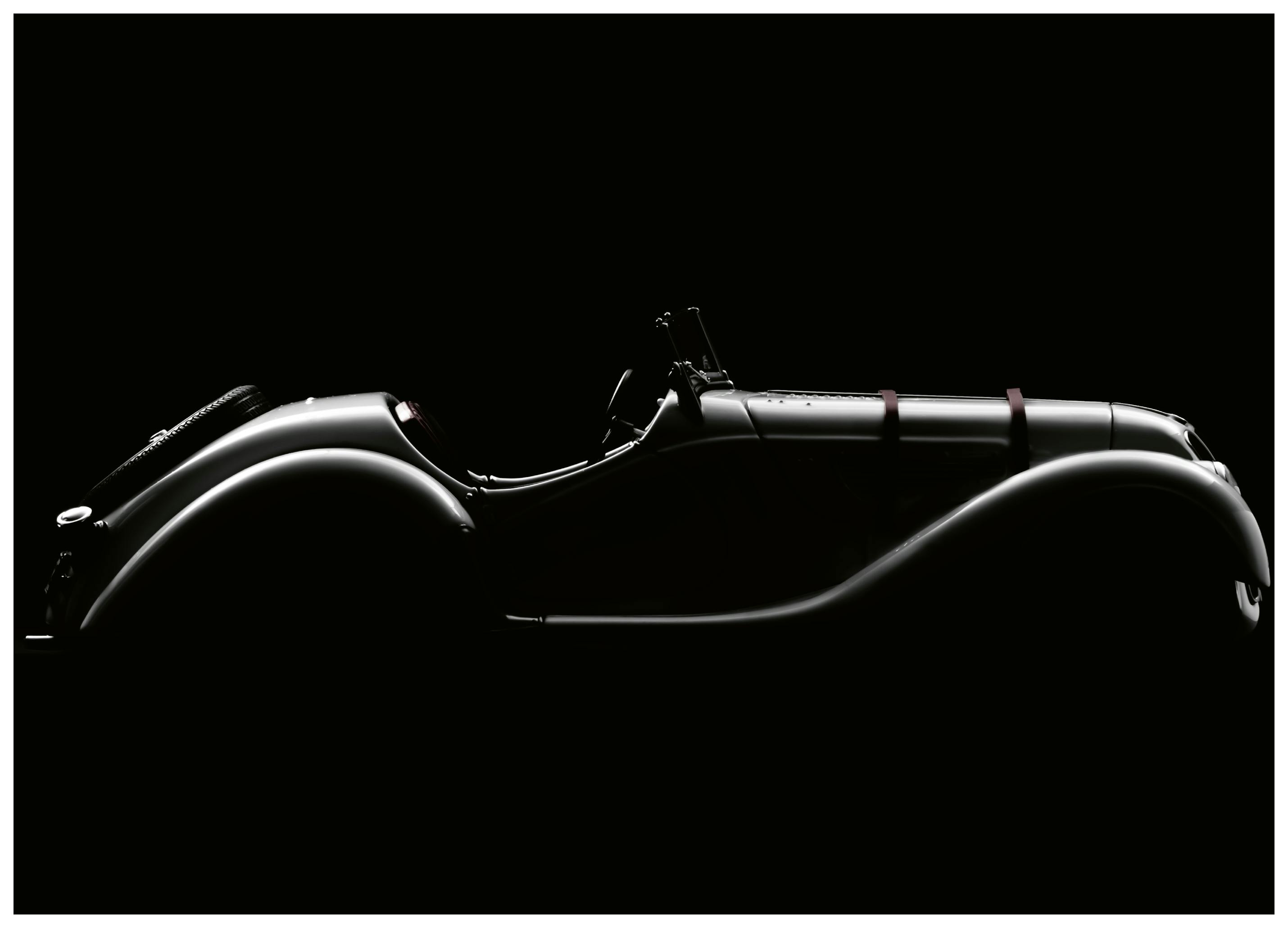 Alvaro Perez - Silhouette Auto Classica Poster (50x70 cm) - Poster Store