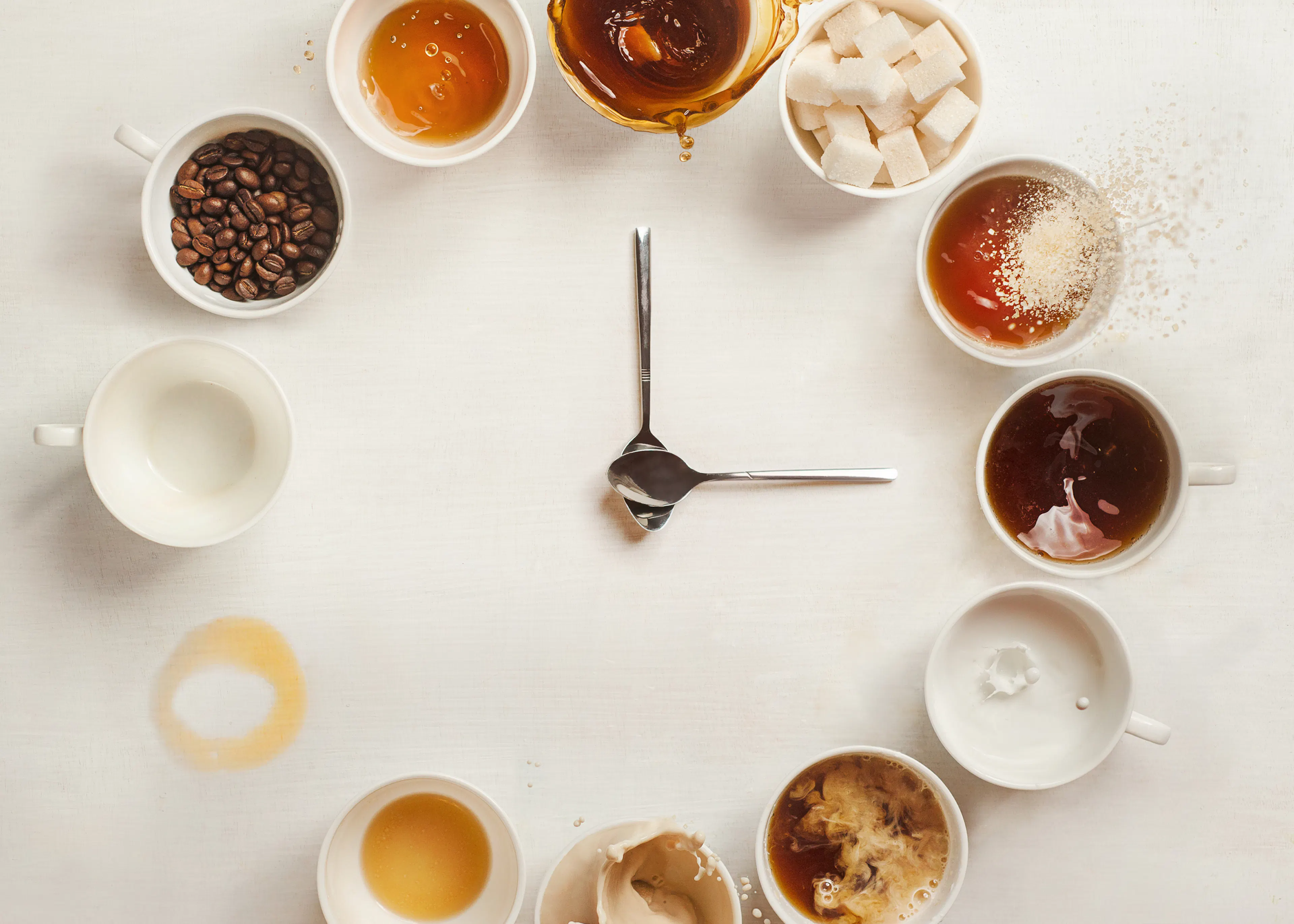 Dina Belenko - Reloj de Café y Tiempo Póster 0