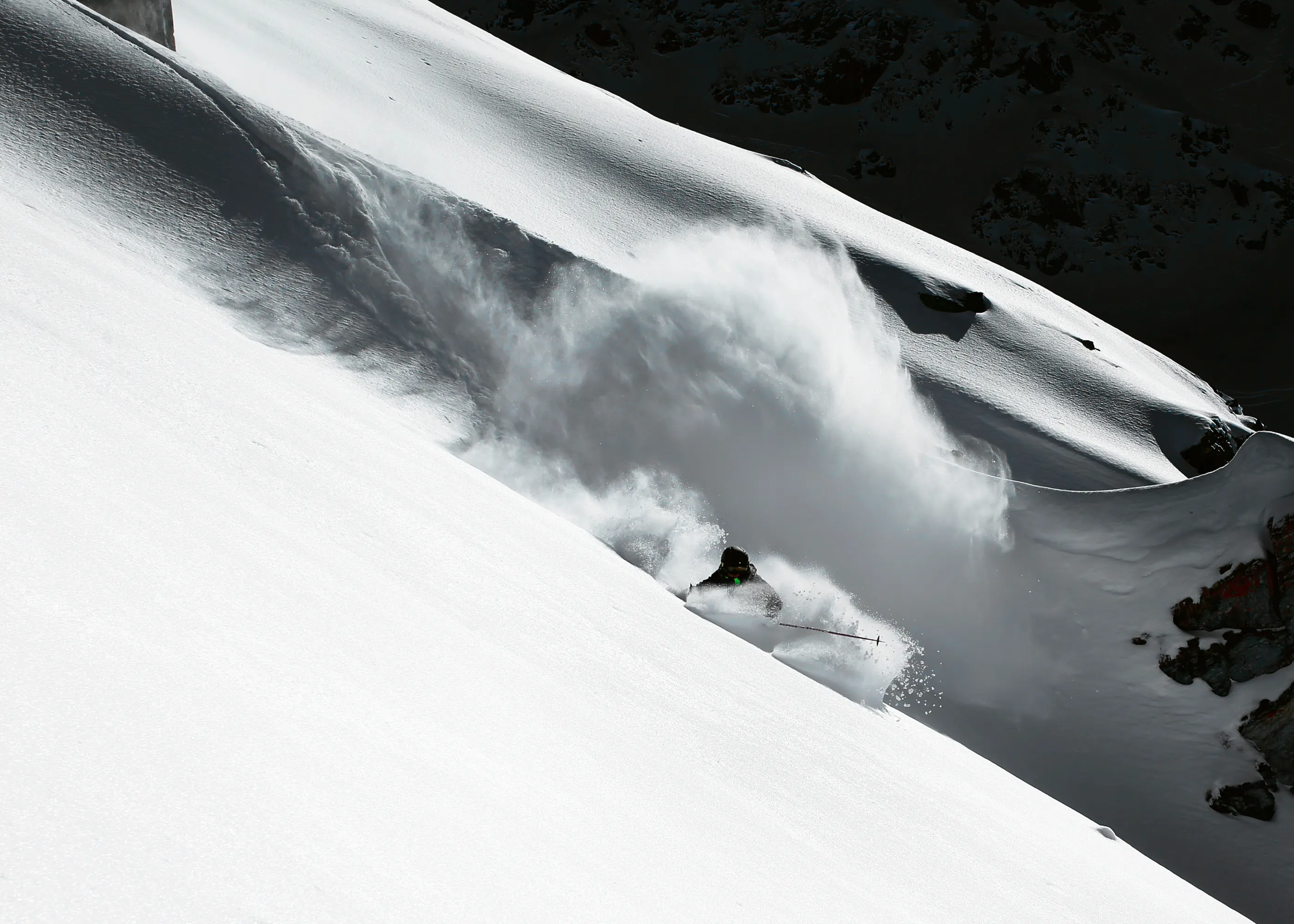 Jakob Sanne - Ski Poudreuse en Action Affiche 0