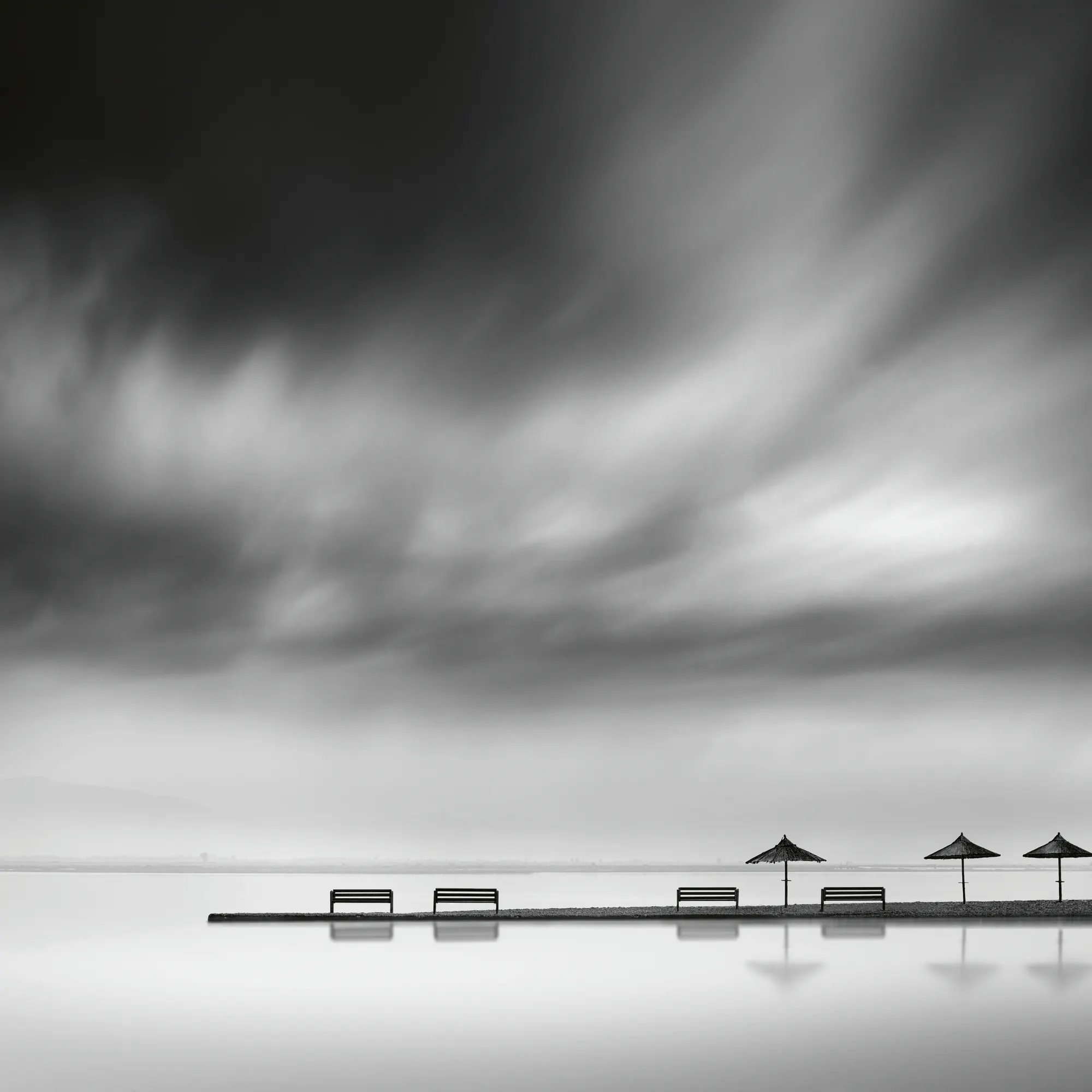 George Digalakis - Cloudy Beach Serenity Poster 0