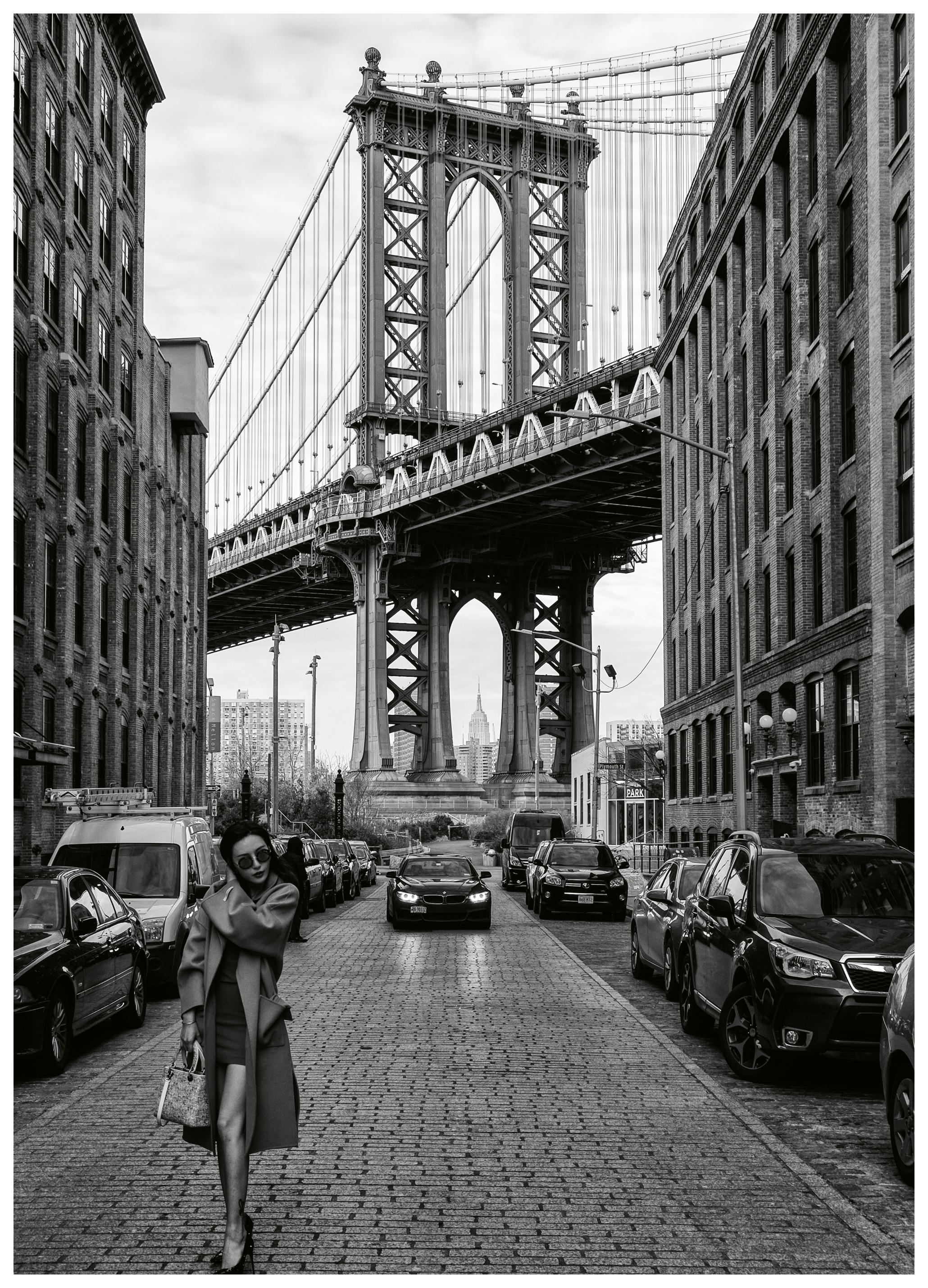 Robert Bolton - Manhattan Bridge Urban Style Plakat (70x100 cm) - Poster Store