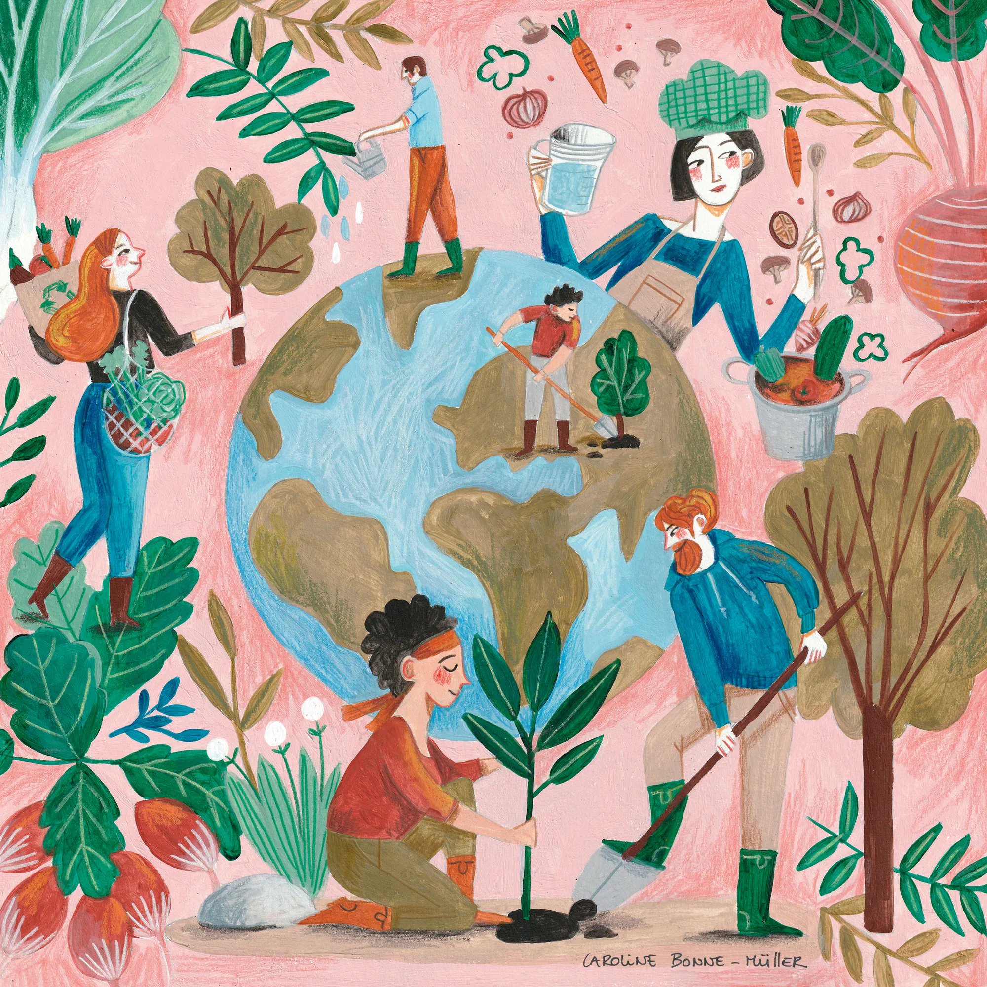 Caroline Bonne Müller - Jordens dag Rädda Planeten Poster 0