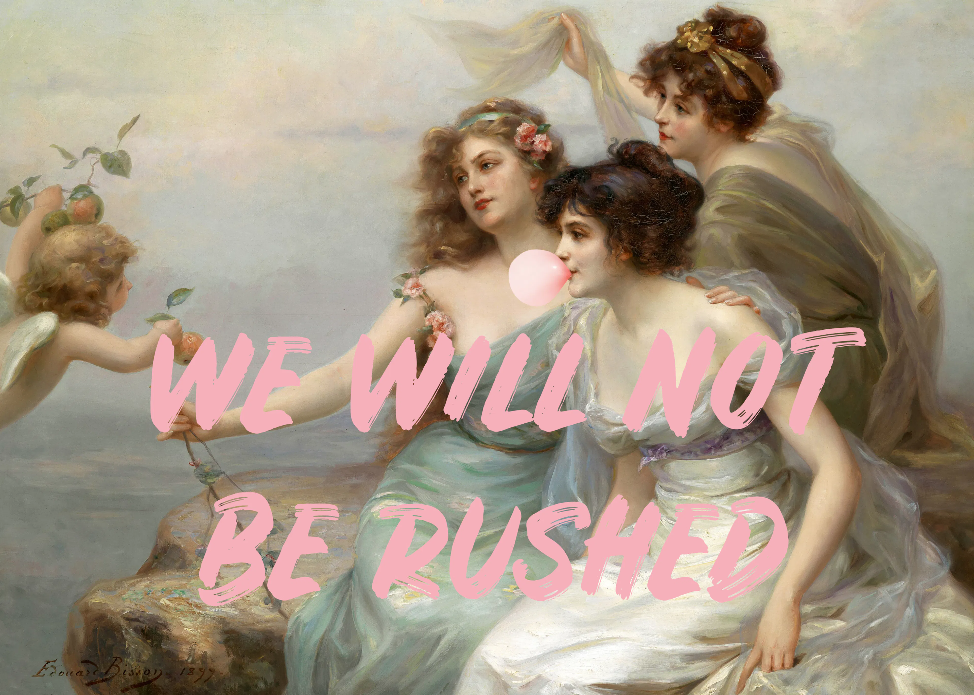 Talitha McQueen - Classical Women Bubblegum Defiance Poster 0