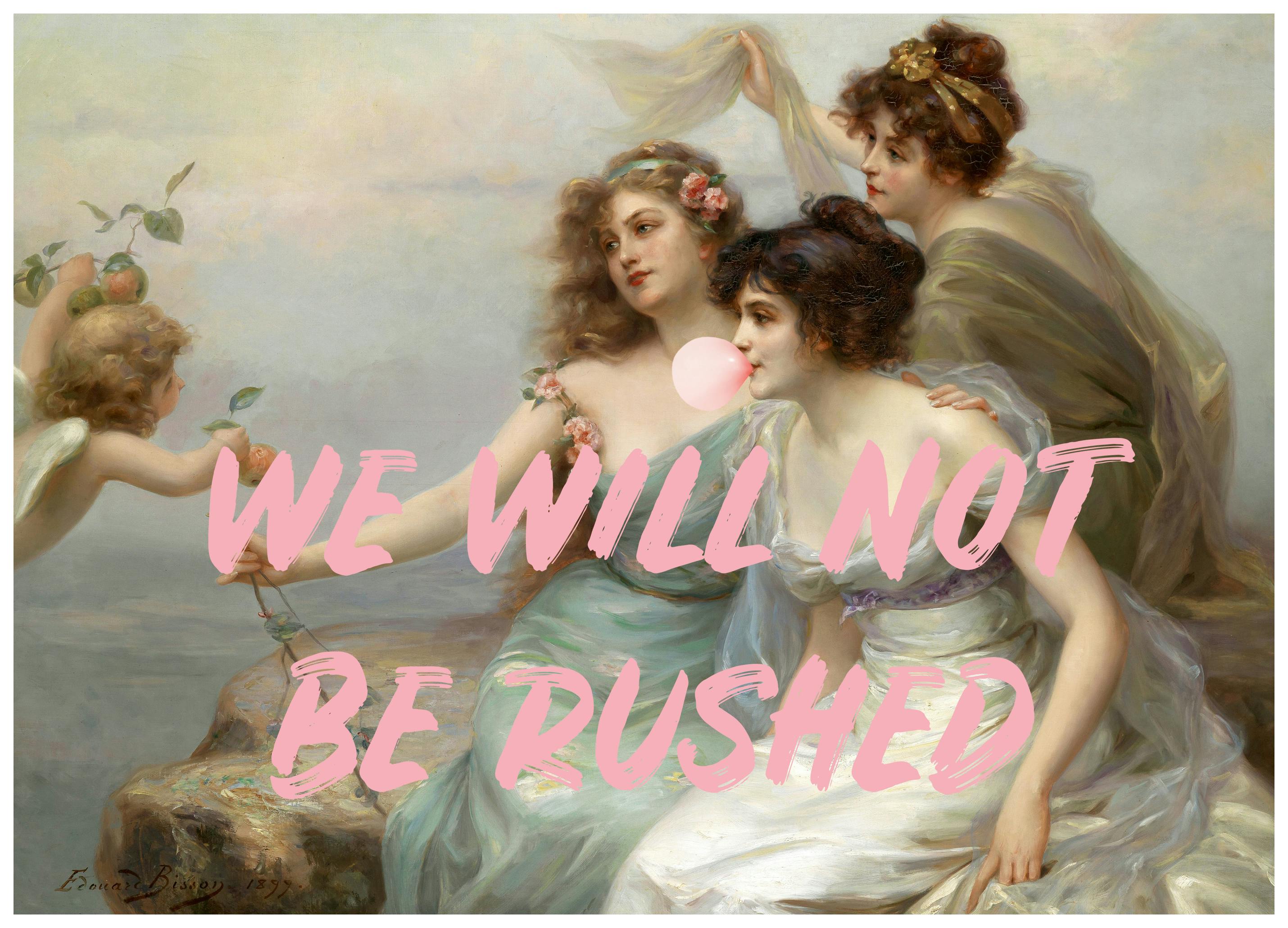 Talitha McQueen - Classical Women Bubblegum Defiance Poster (70x100 cm) - Poster Store