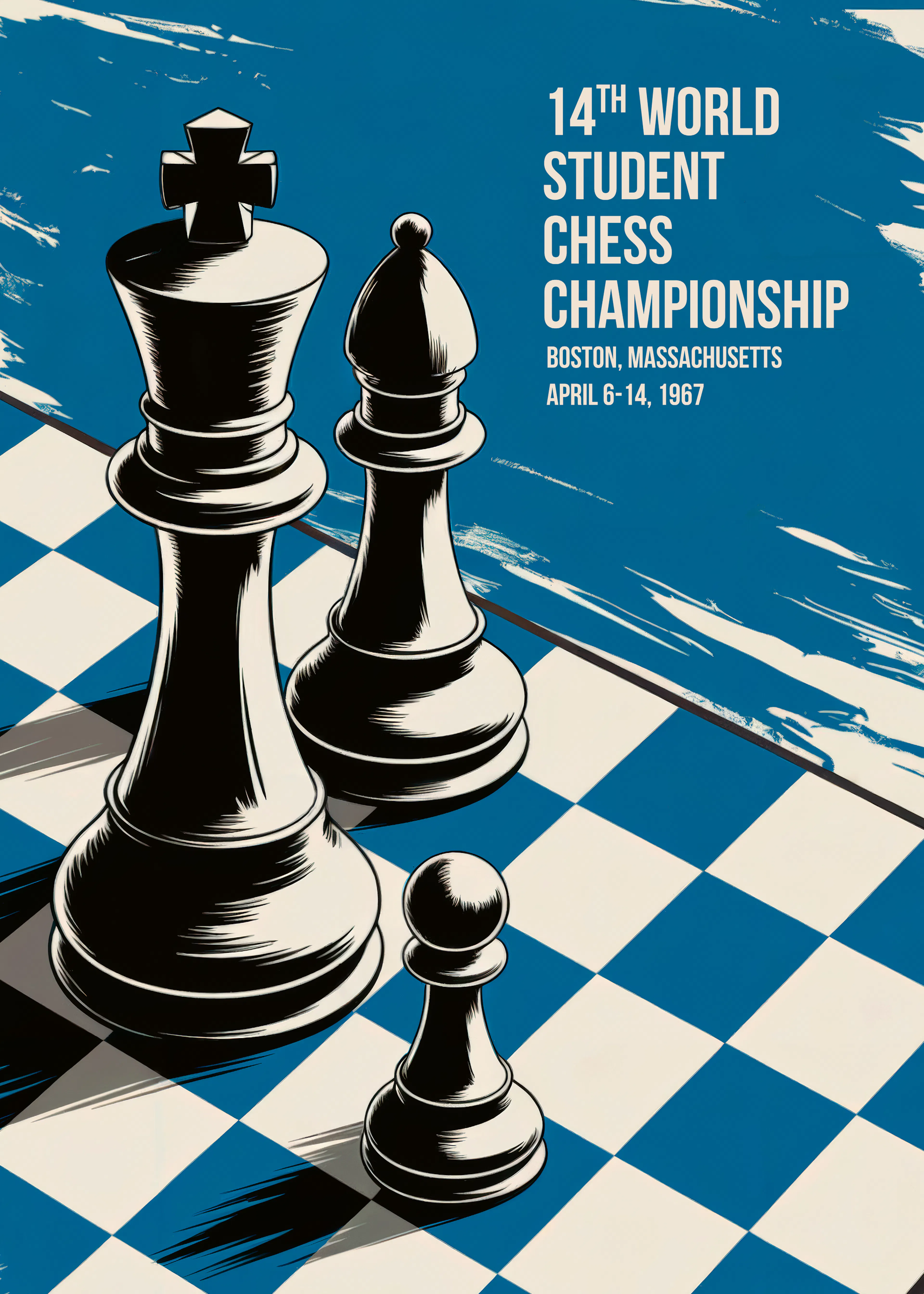 Andreas Magnusson - Retro Chess Championship Poster 0