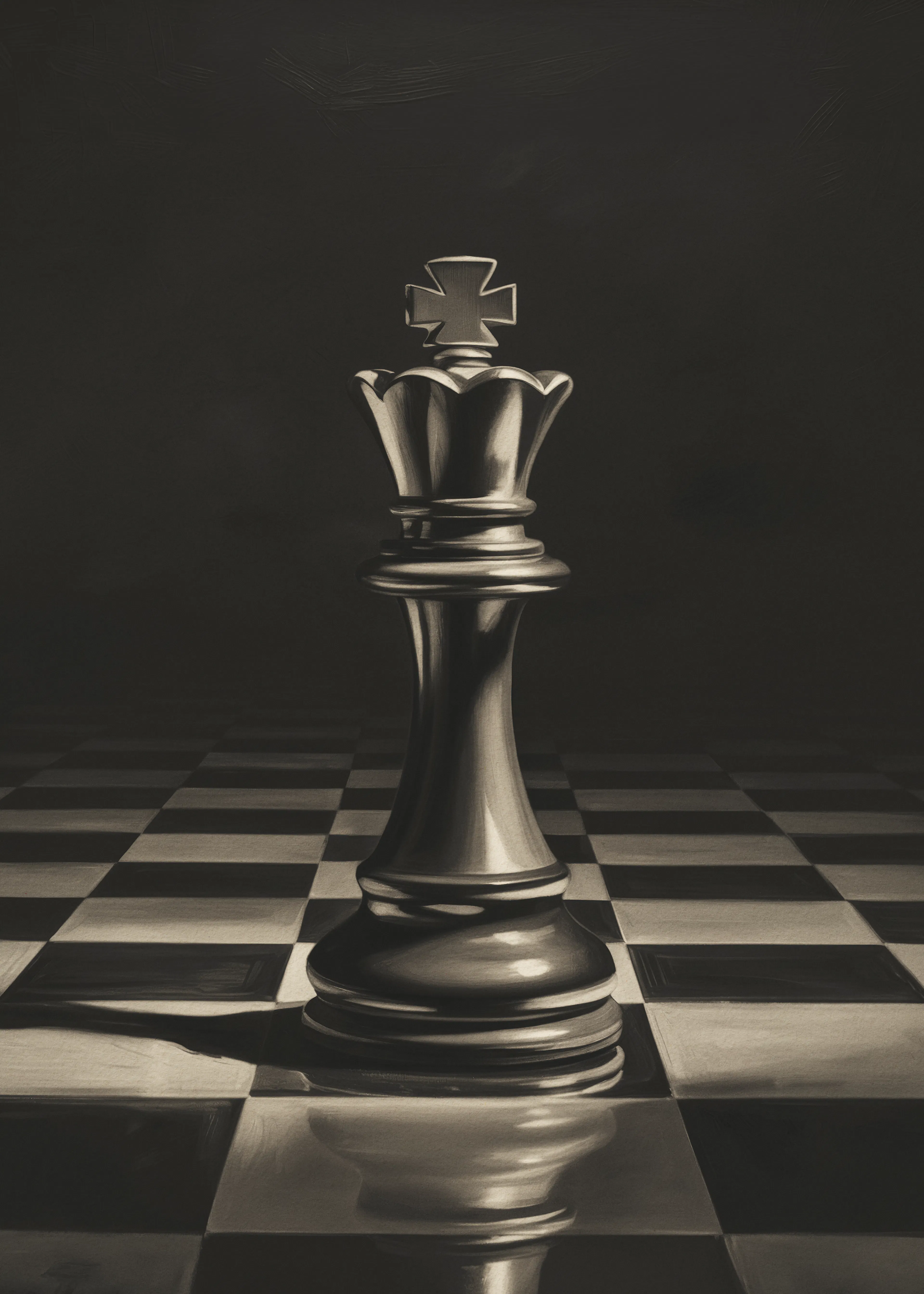 Andreas Magnusson - Solitary Chess King Poster 0