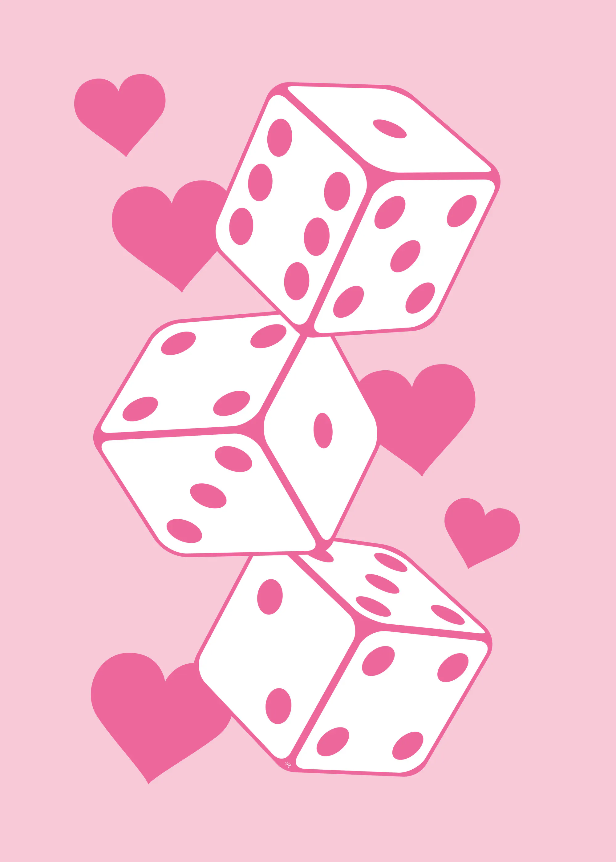 Martina - Cuori Dadi Fortunati Poster 0