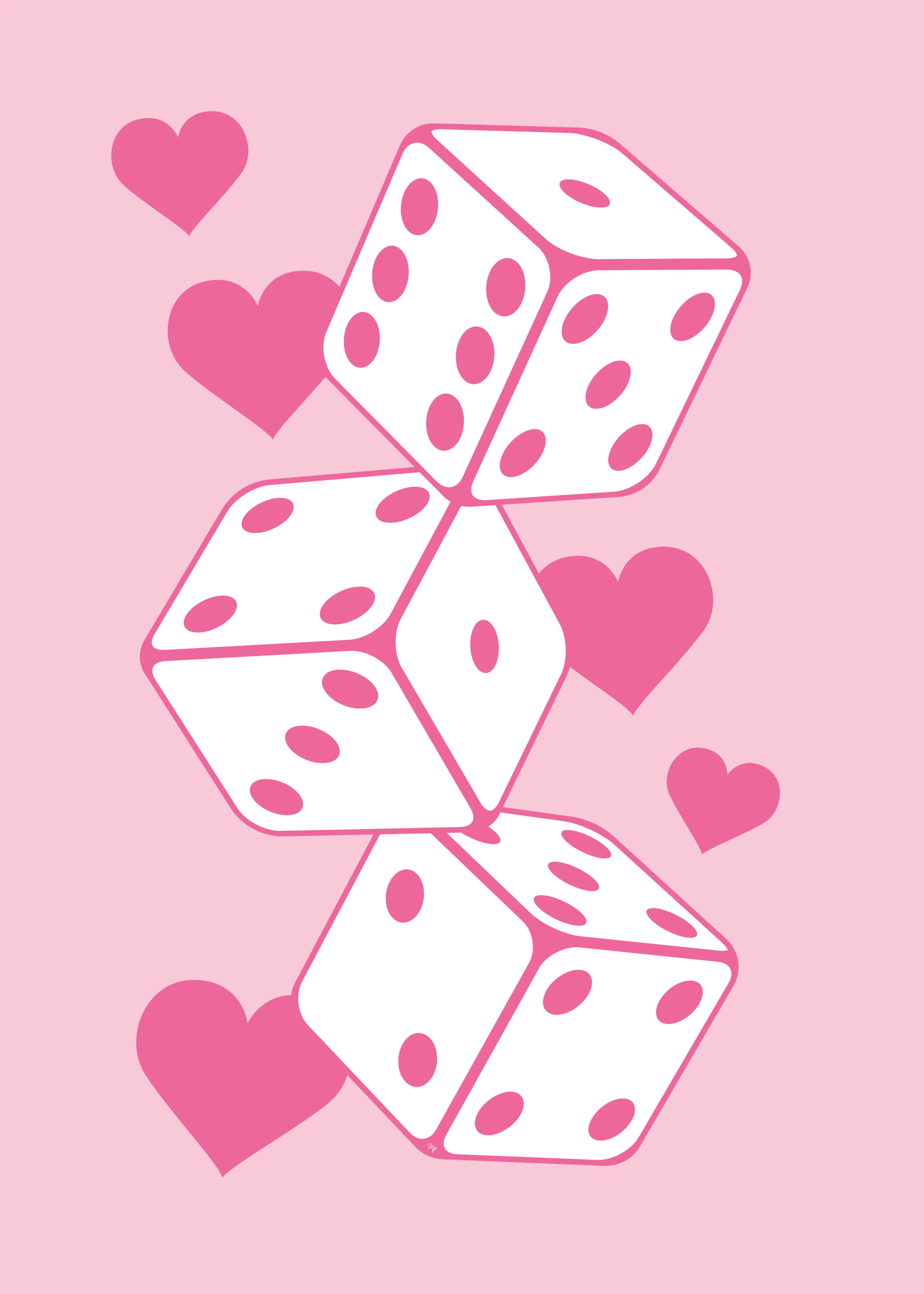 Martina - Cuori Dadi Fortunati Poster 0