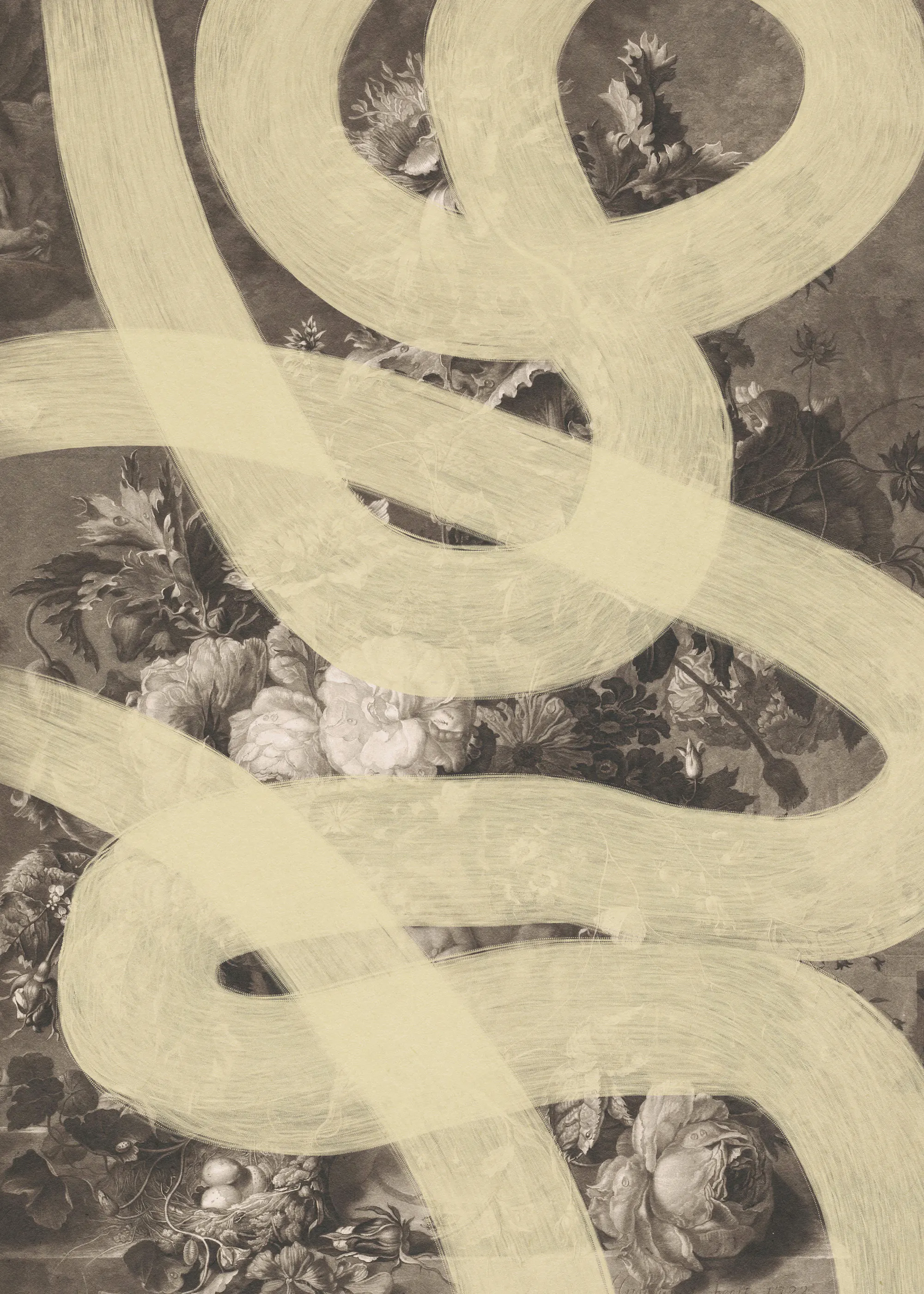 Studio Palet - Wervelend Botanisch Abstract Poster 0