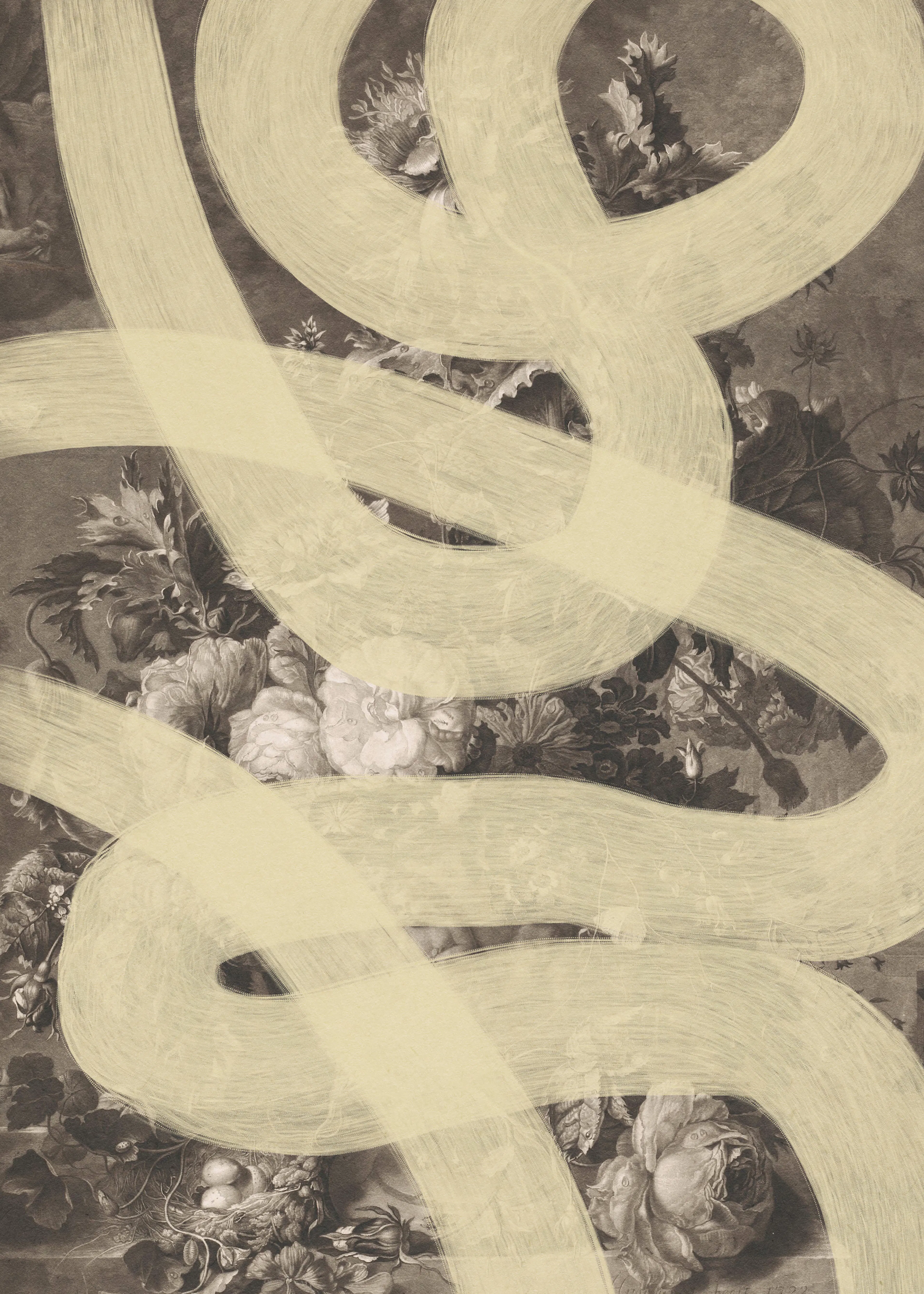 Studio Palet - Wervelend Botanisch Abstract Poster 0