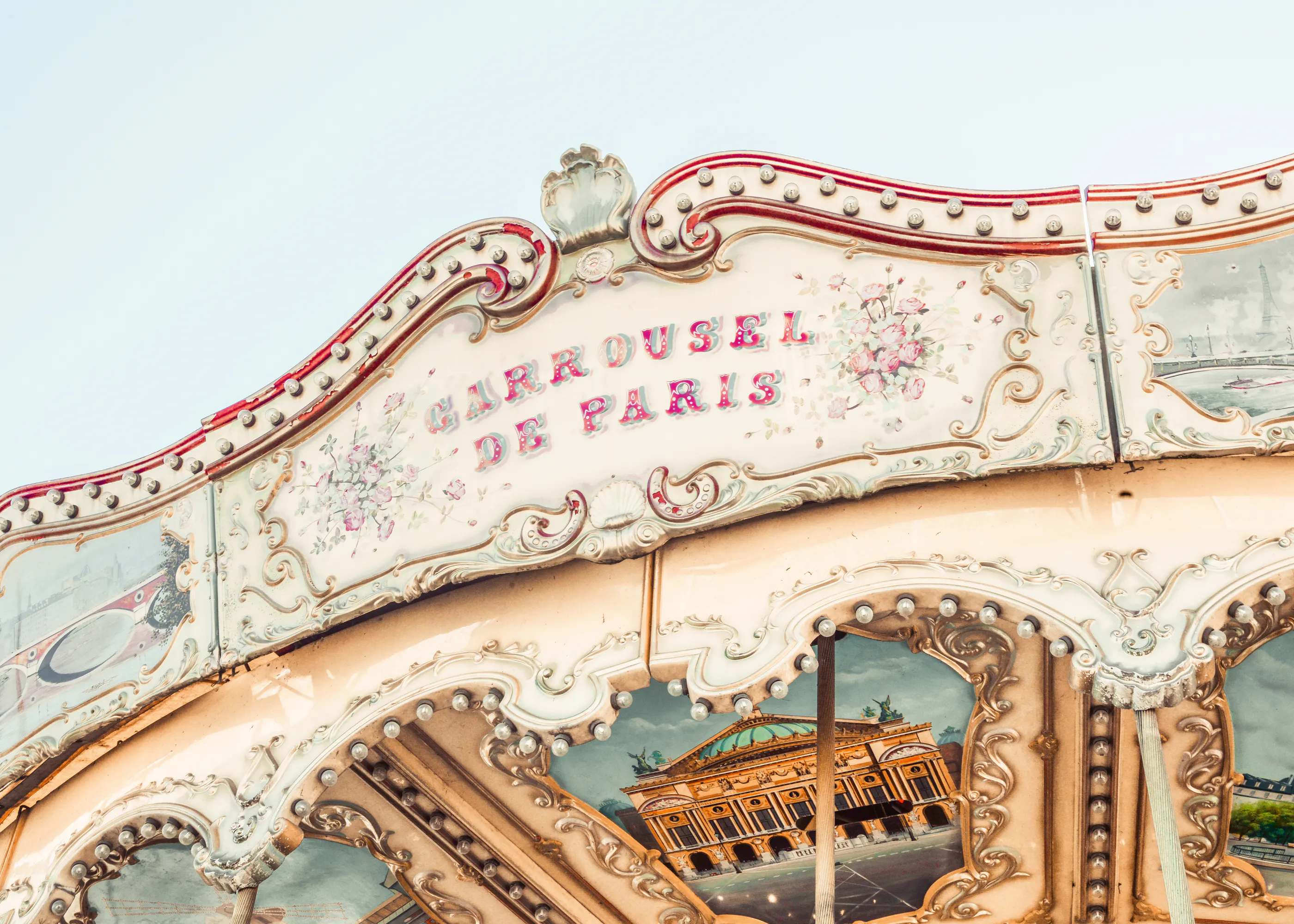 Talitha McQueen - Vintage Paris Carousel Poster 0