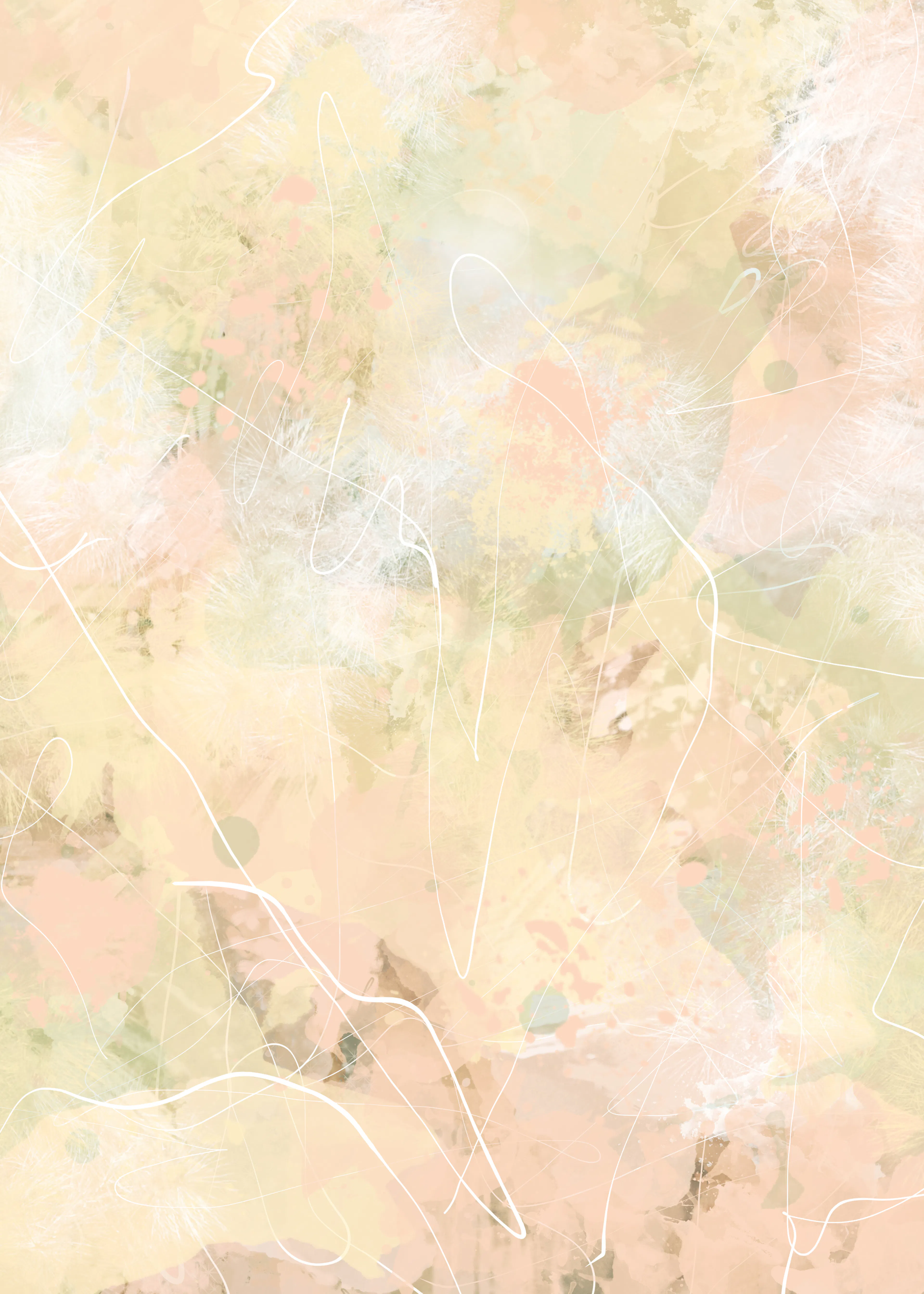 Sannel Larson - Zachte Pastel Abstracte Overgangen Poster 0