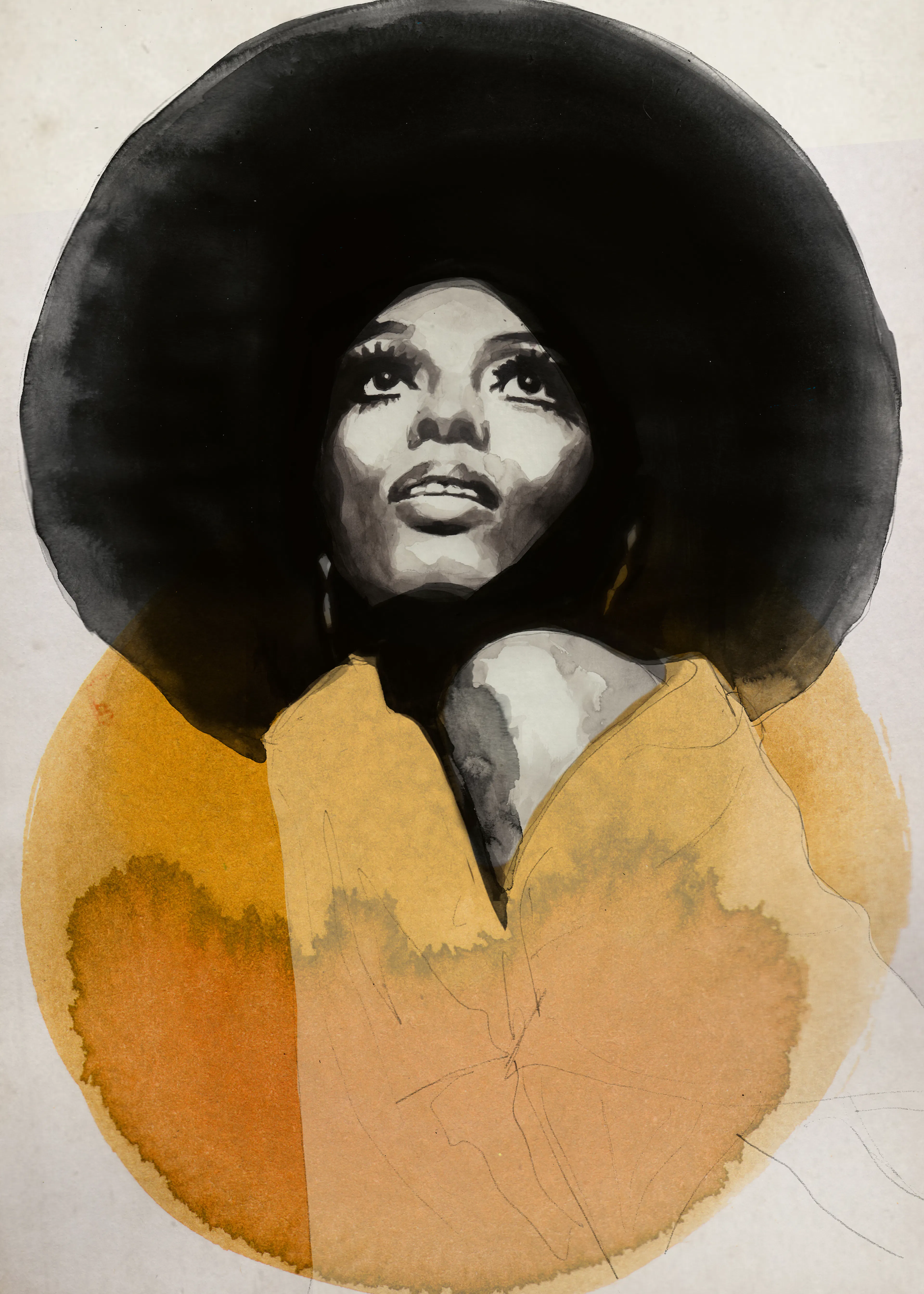 David Diehl - Retro Afro Beauty Plakat 0