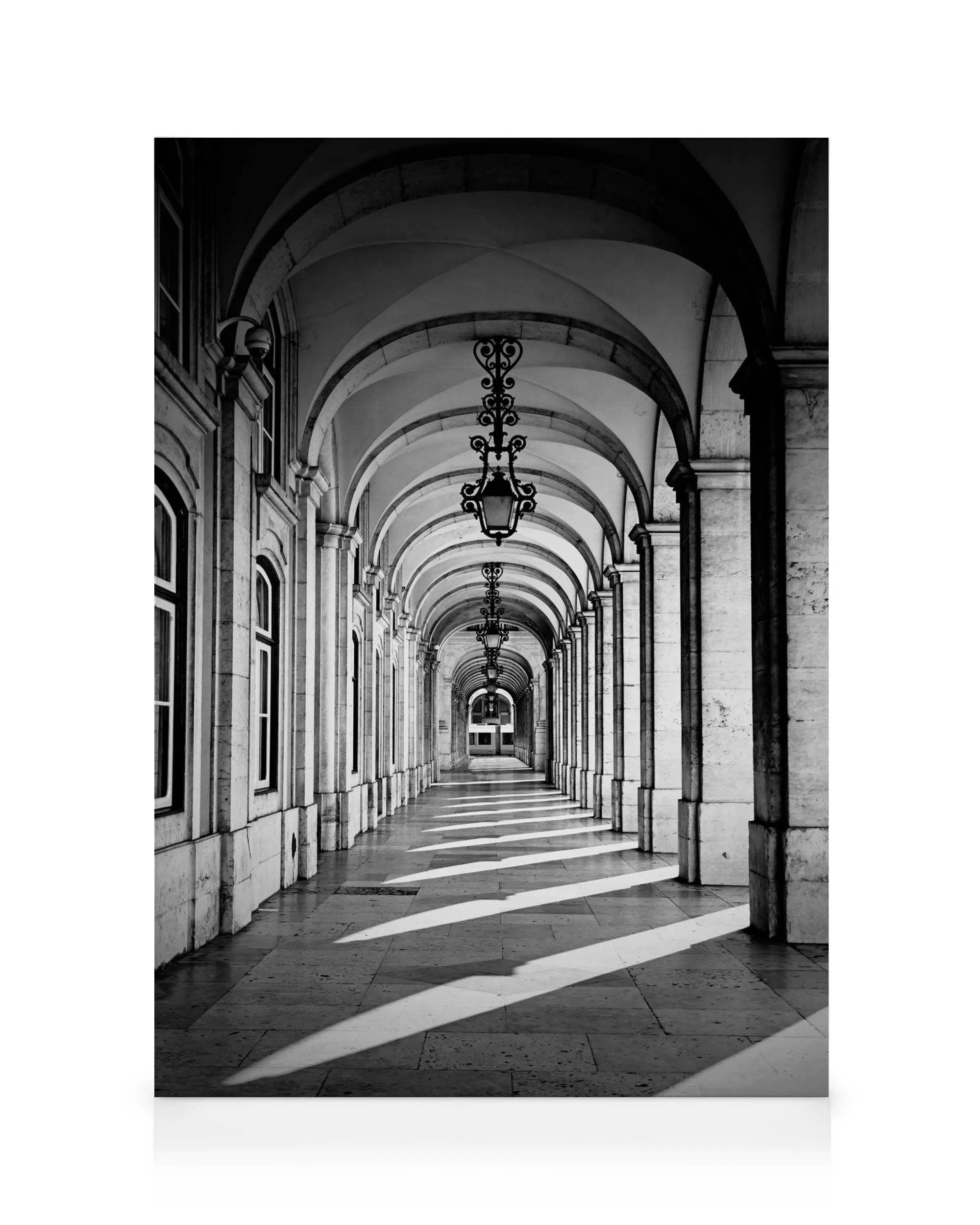 Arched Corridor Canvas Print 0