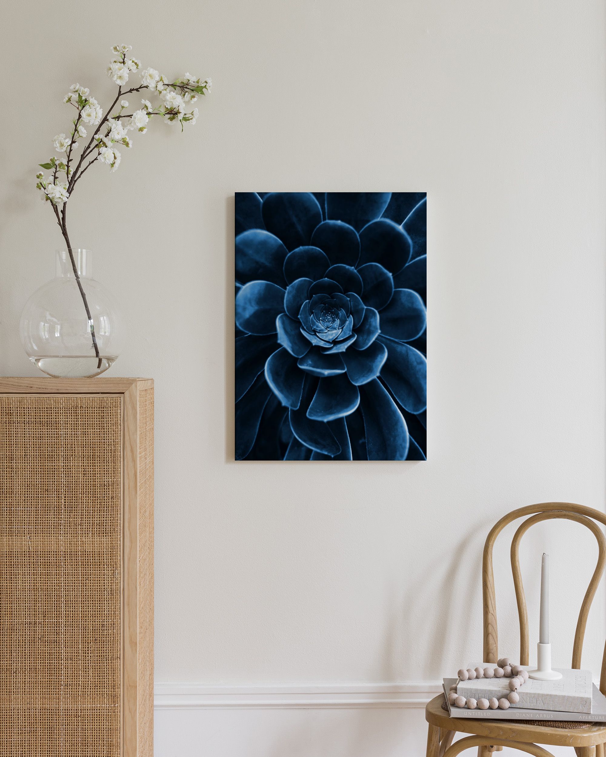 Blue Succulent Wall Art - Botanical Poster | Posterstore.co.uk