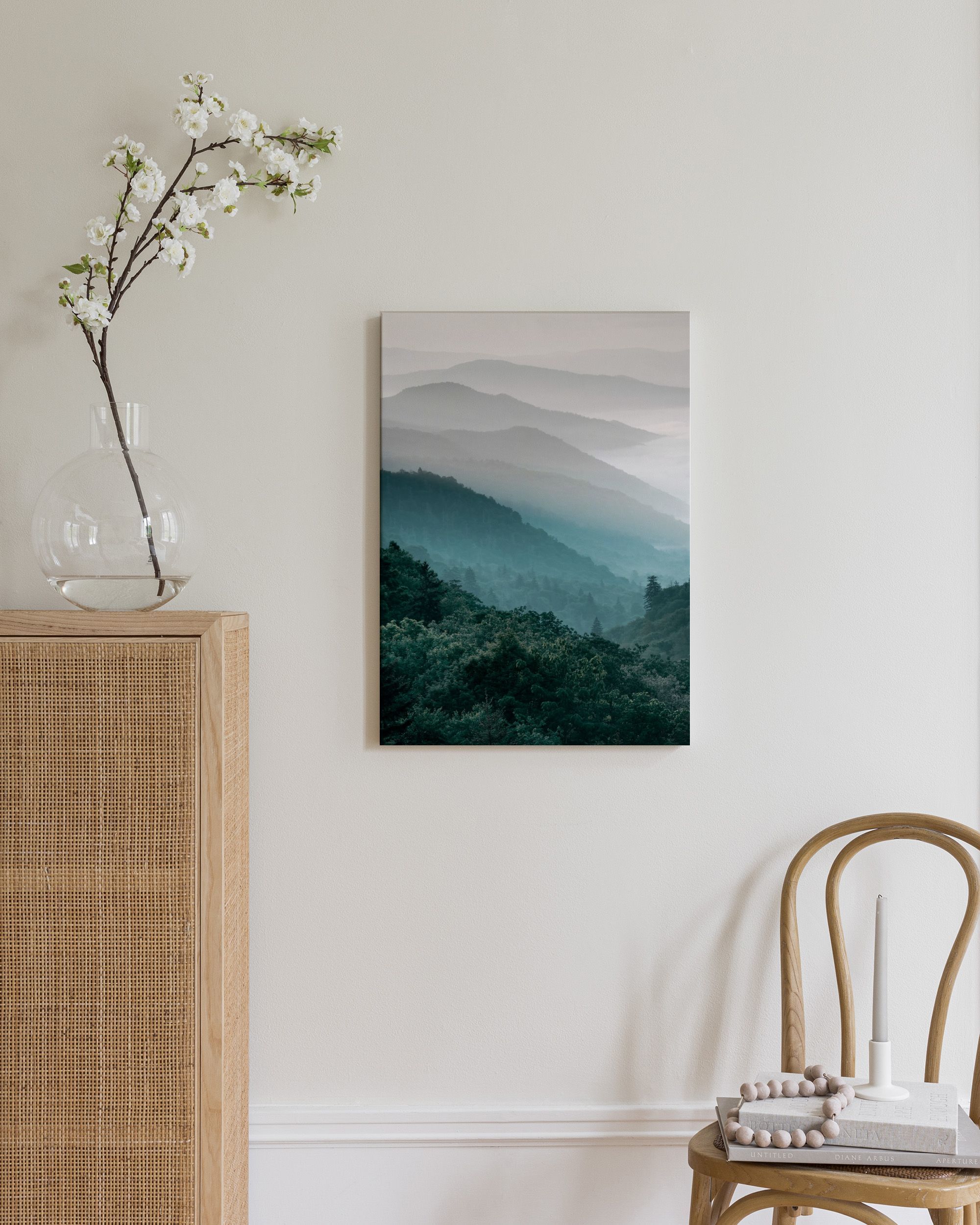 絵画 Forest Hills Forest Hills Landscape Canvas Print | Poster Store US