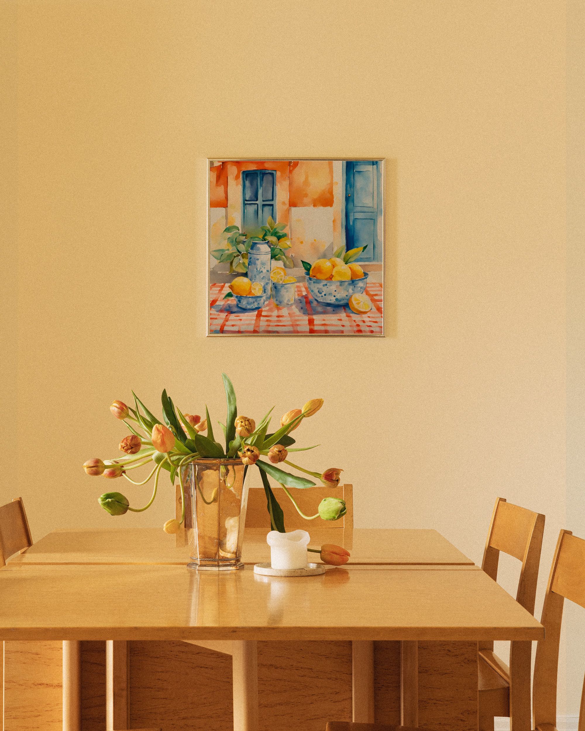 Affiche Table Citrons Méditerranée | Poster Store FR