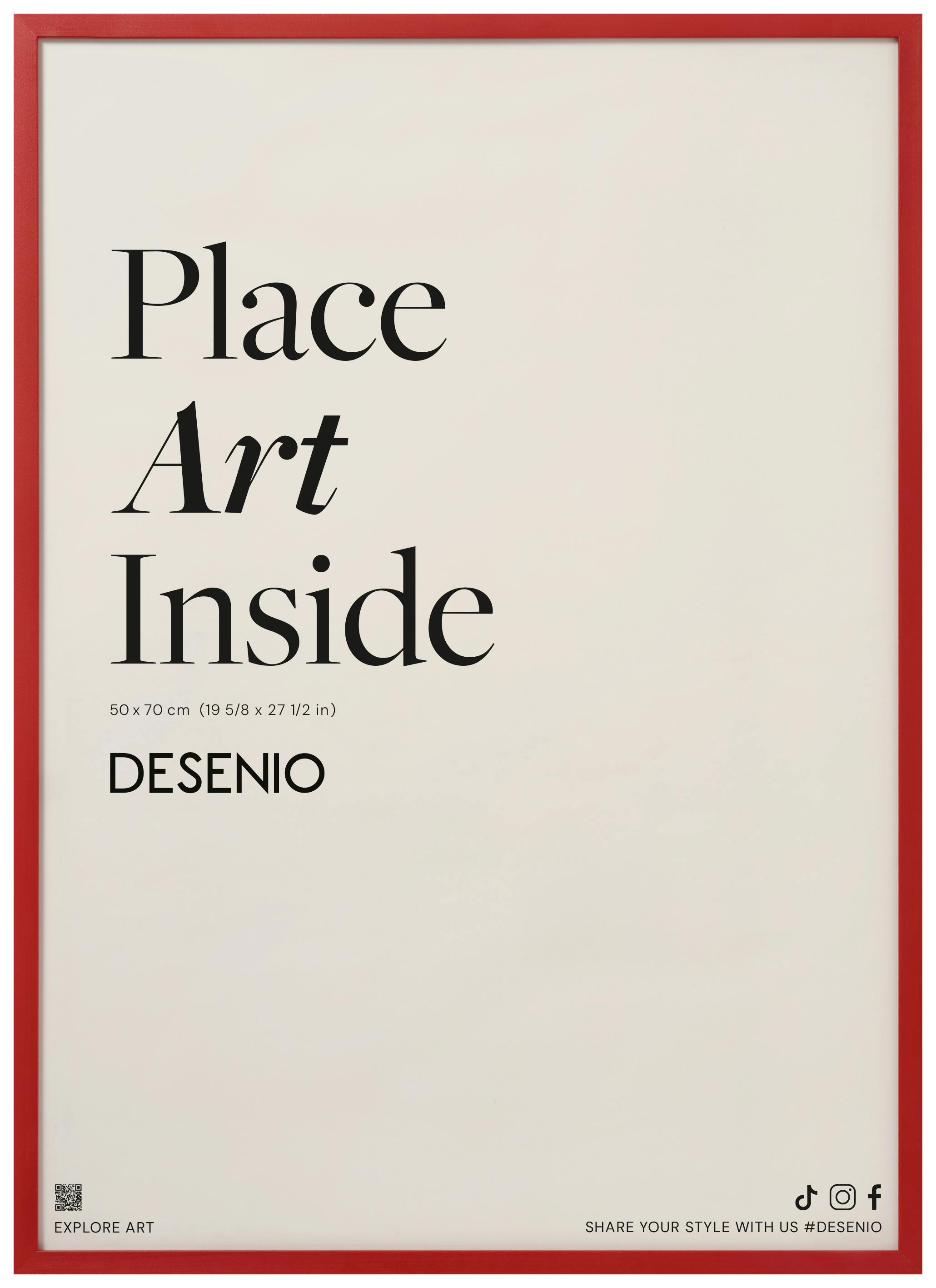 Cadre rouge 50x70 cm (50x70 cm) - Poster Store
