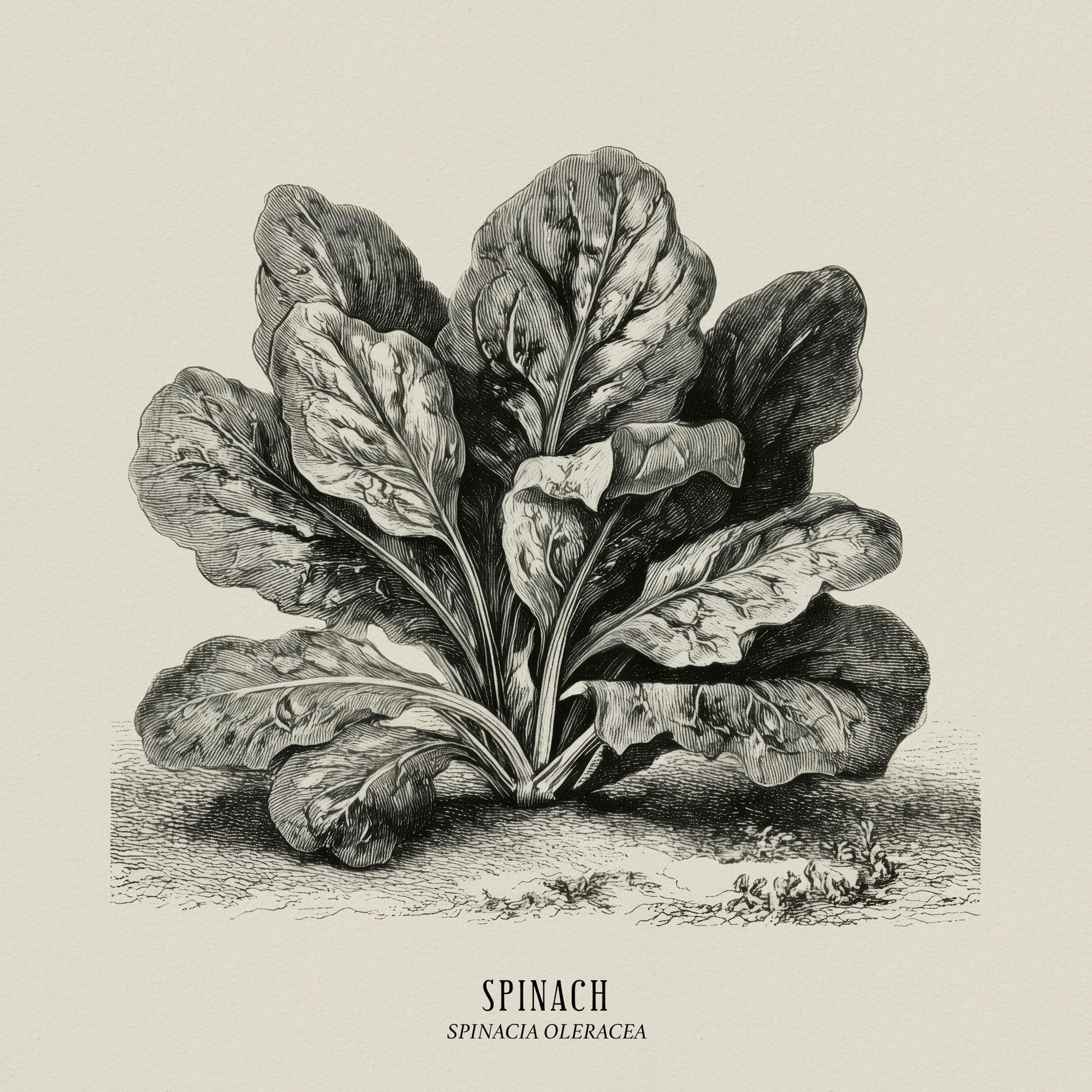 Andreas Magnusson - Vintage Botanical Spinach Poster 0