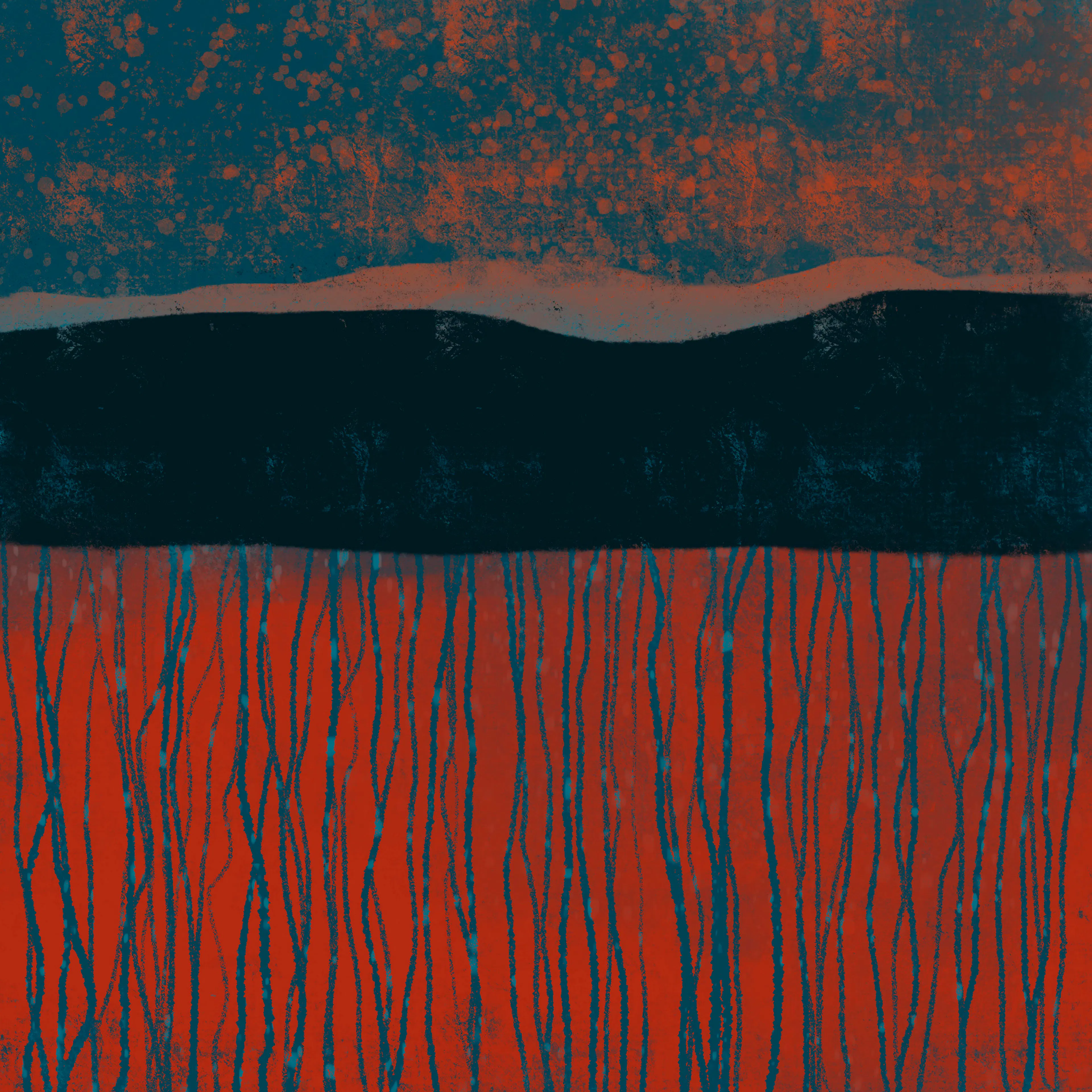 MANSI SAXENA - Champ orange sombre Poster 0