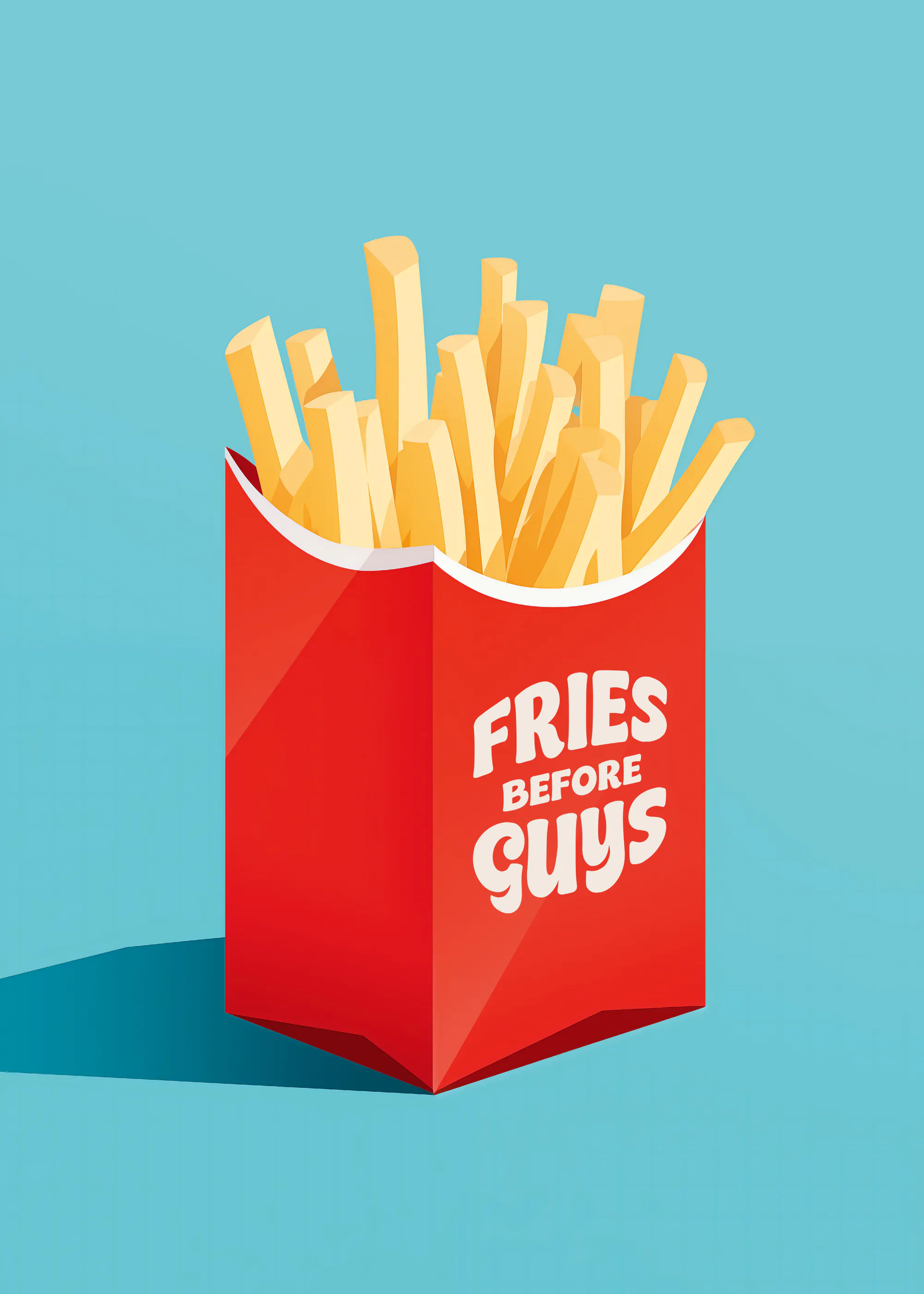 Andreas Magnusson - Fries Before Guys Poster 0