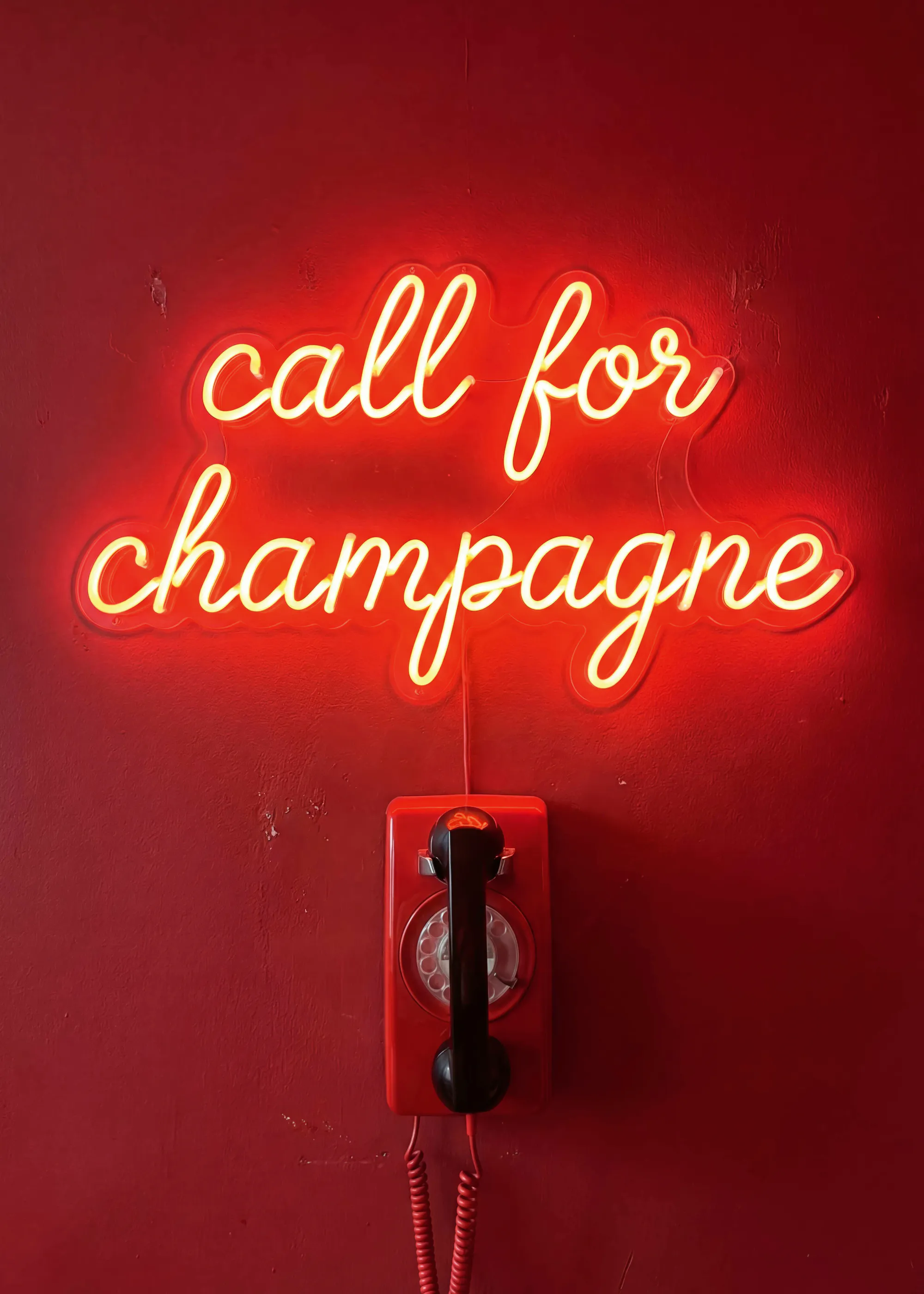 Andreas Magnusson - Call For Champagne 네온 포스터 0