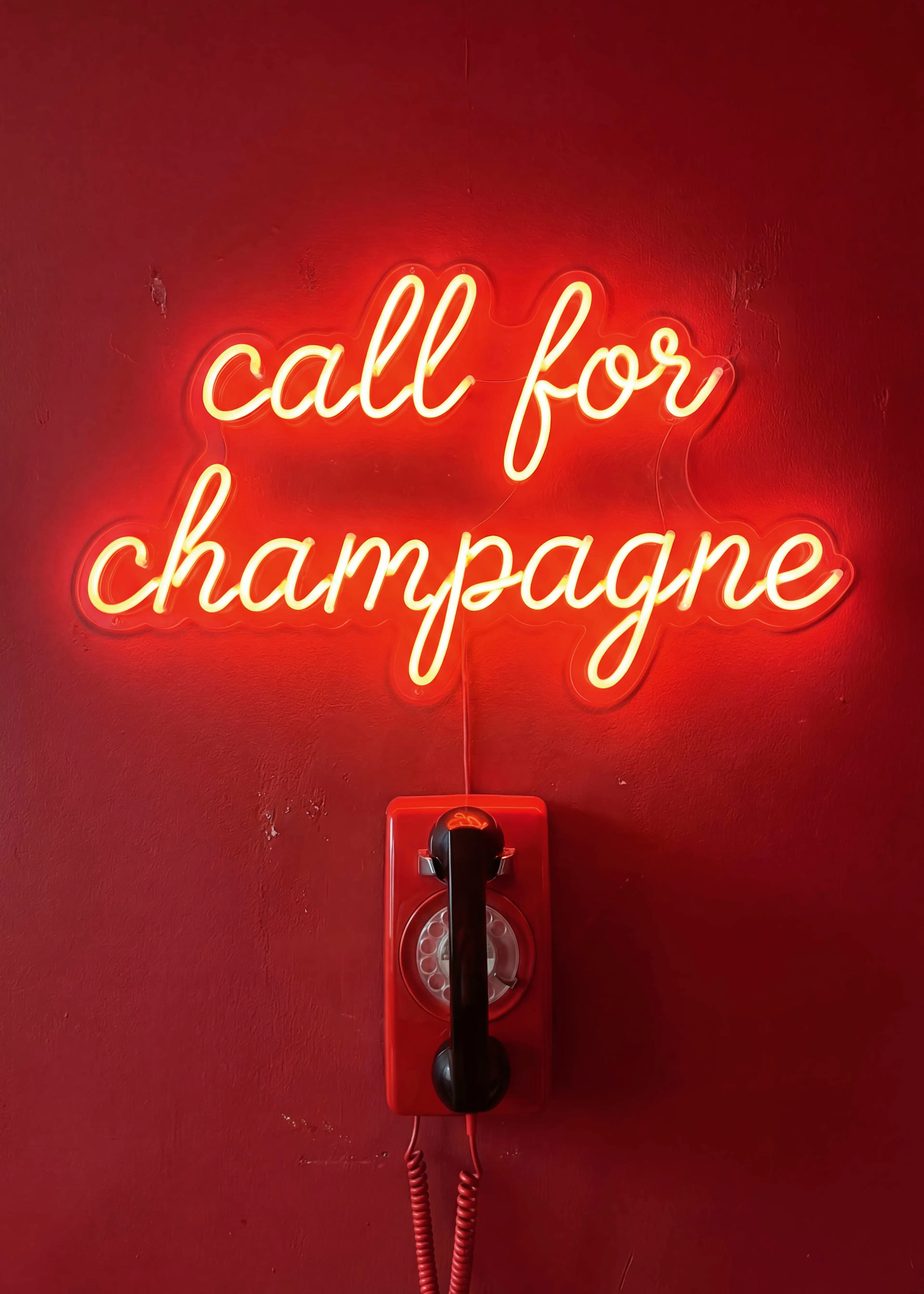 Andreas Magnusson - Call For Champagne 네온 포스터 0