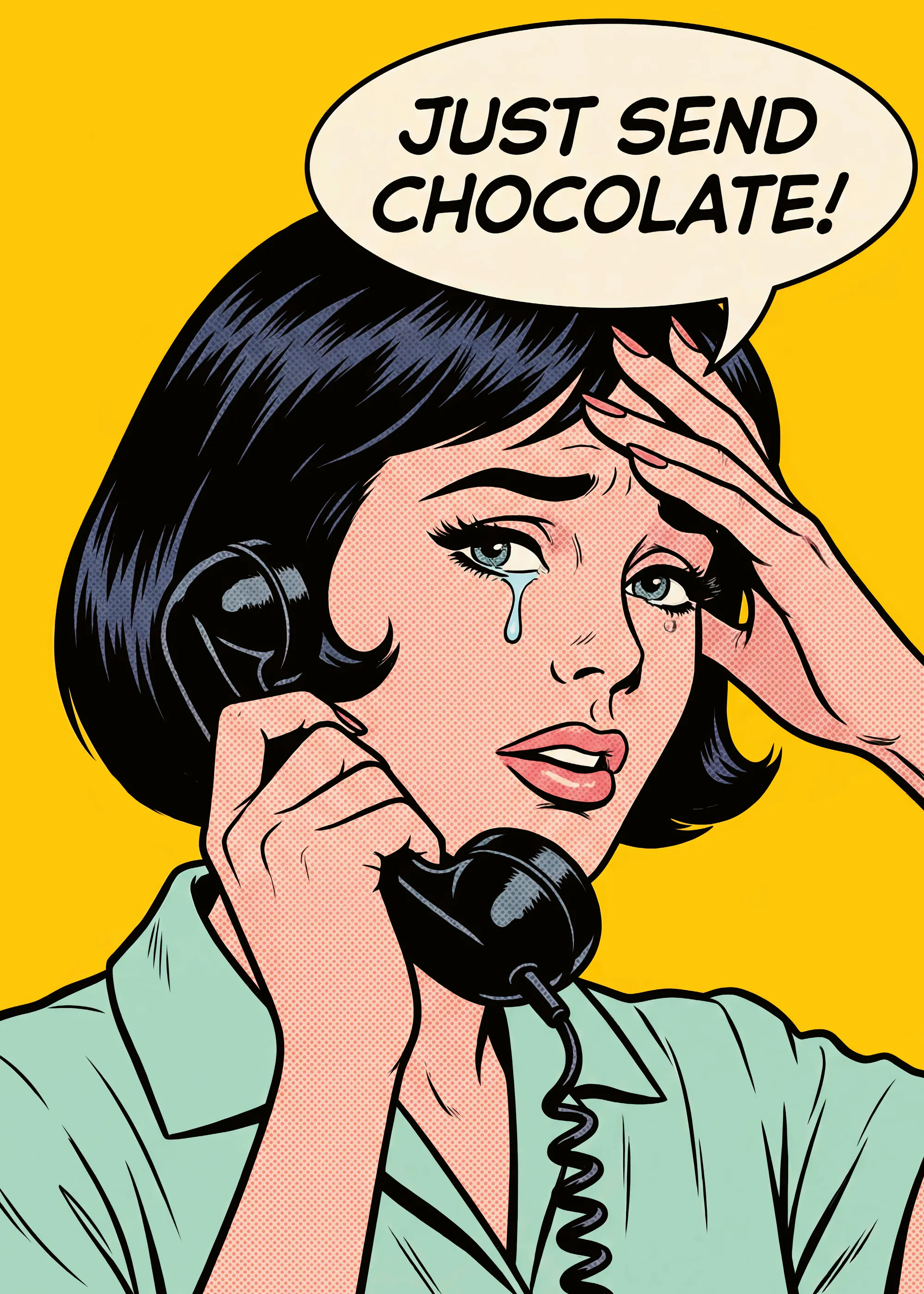 Andreas Magnusson - Send Chocolate Pop-Art Poster 0