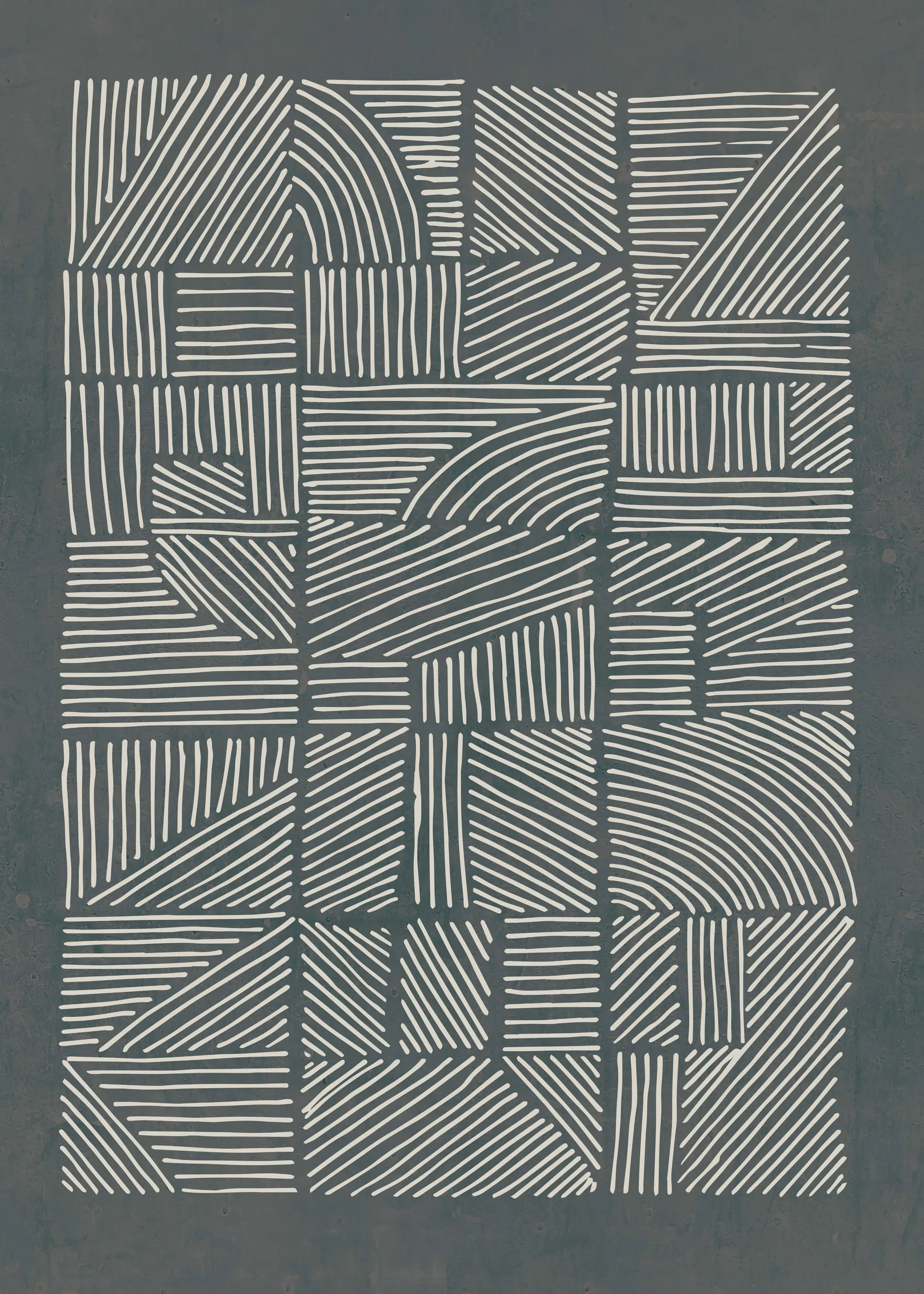 Lucrecia Caporale - Motif de lignes abstraites Poster 0