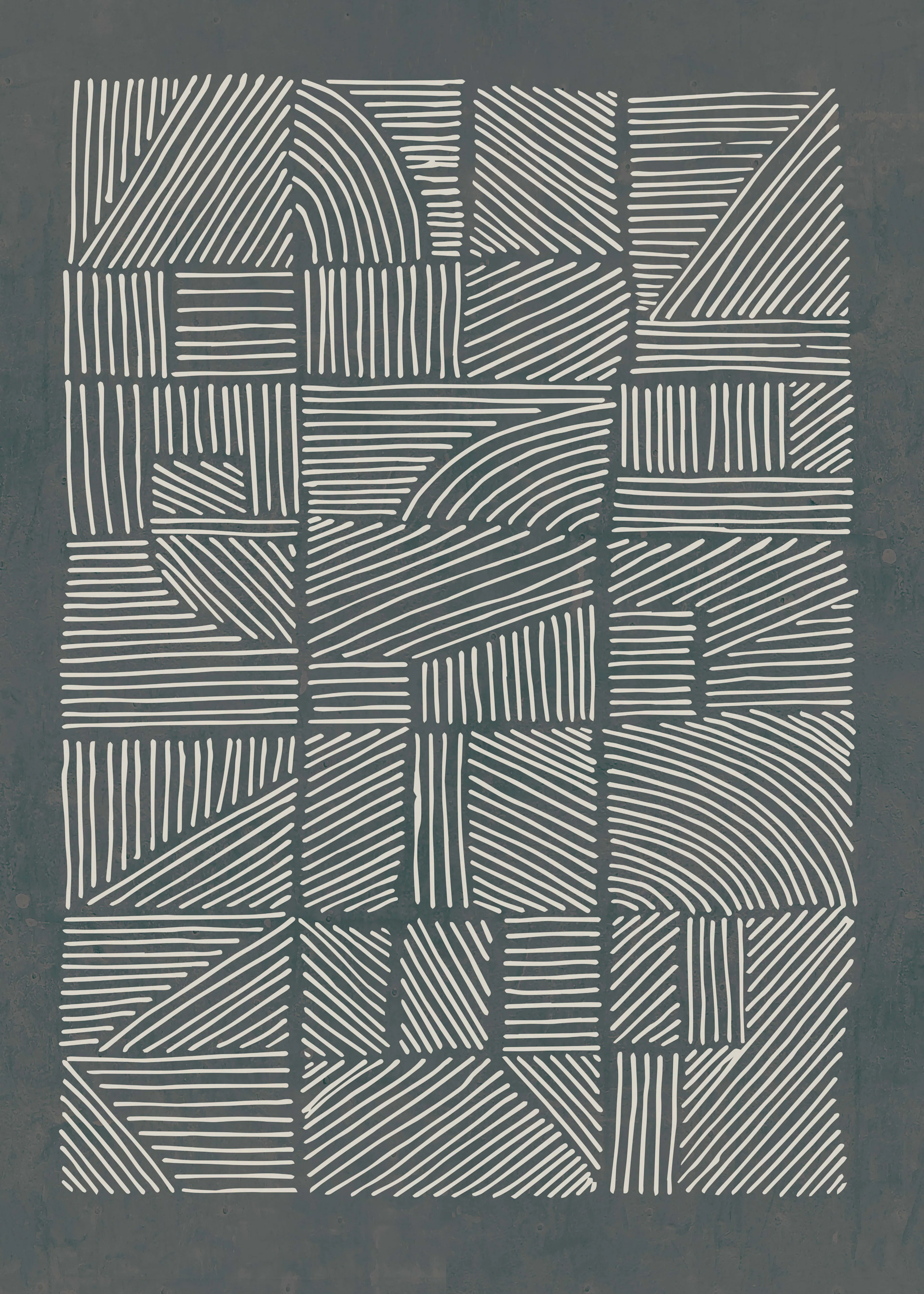 Lucrecia Caporale - Motif de lignes abstraites Poster 0