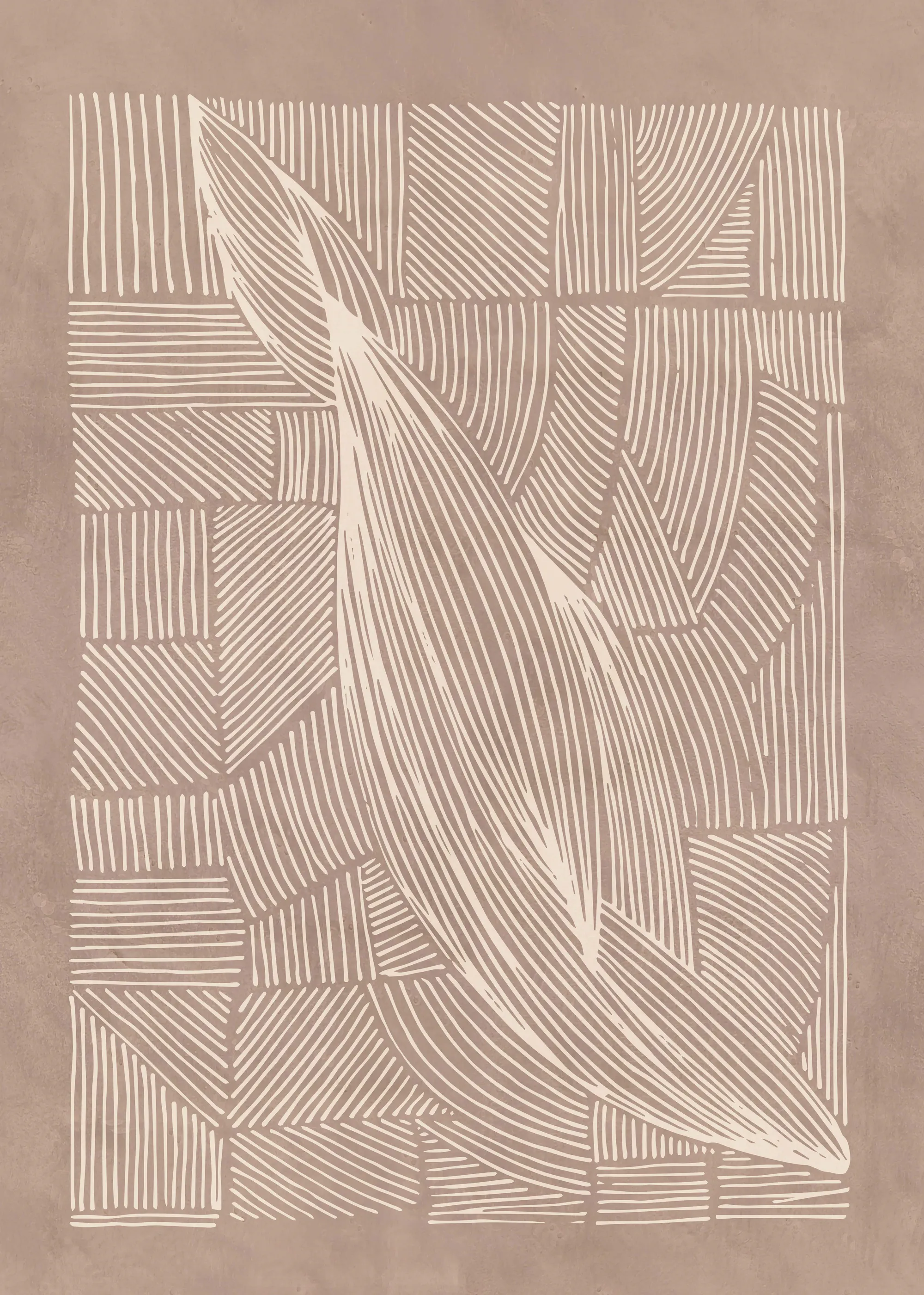 Lucrecia Caporale - Lignes fluides organiques Poster 0