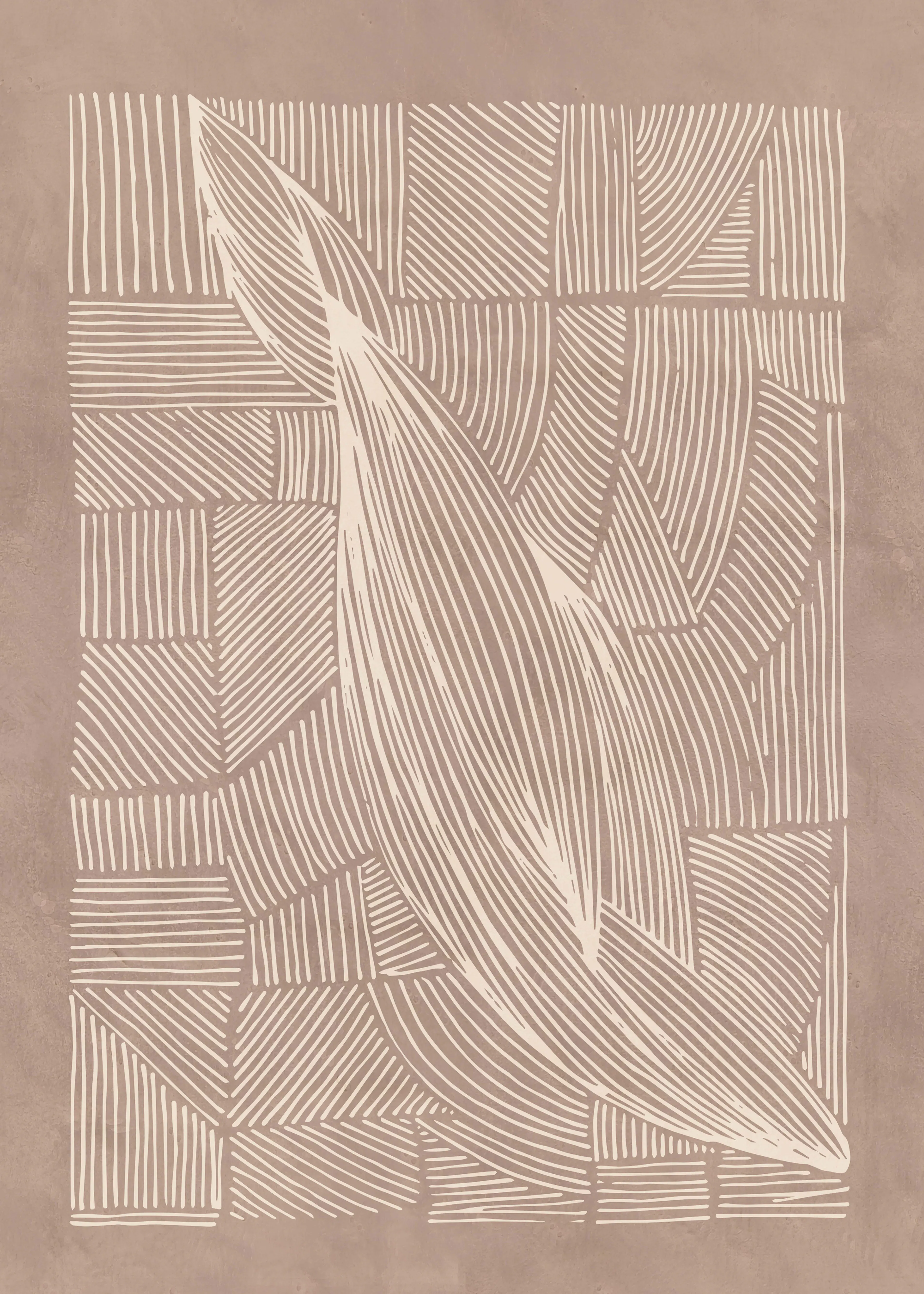 Lucrecia Caporale - Lignes fluides organiques Poster 0