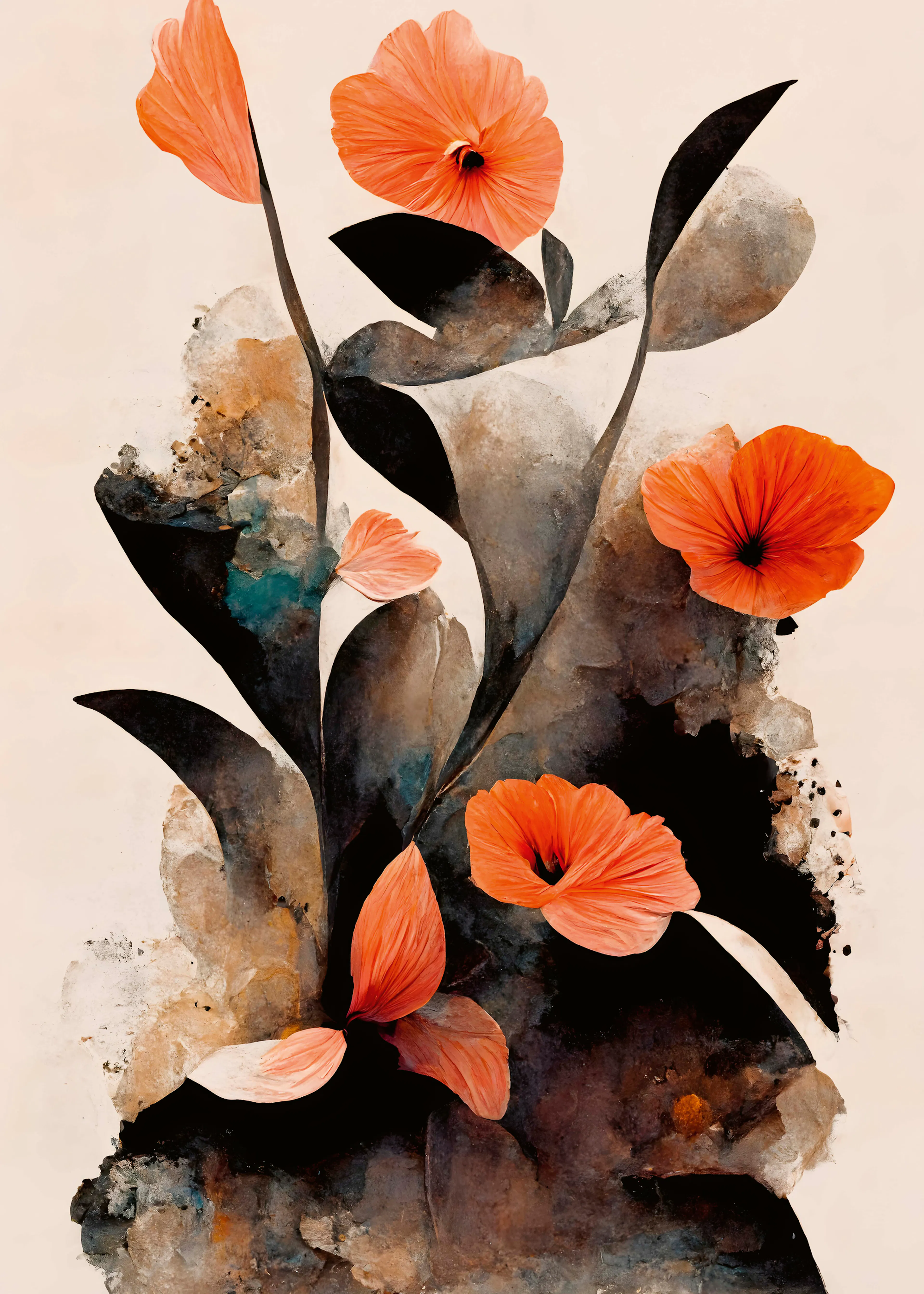 Treechild - Korallenblumen Poster 0