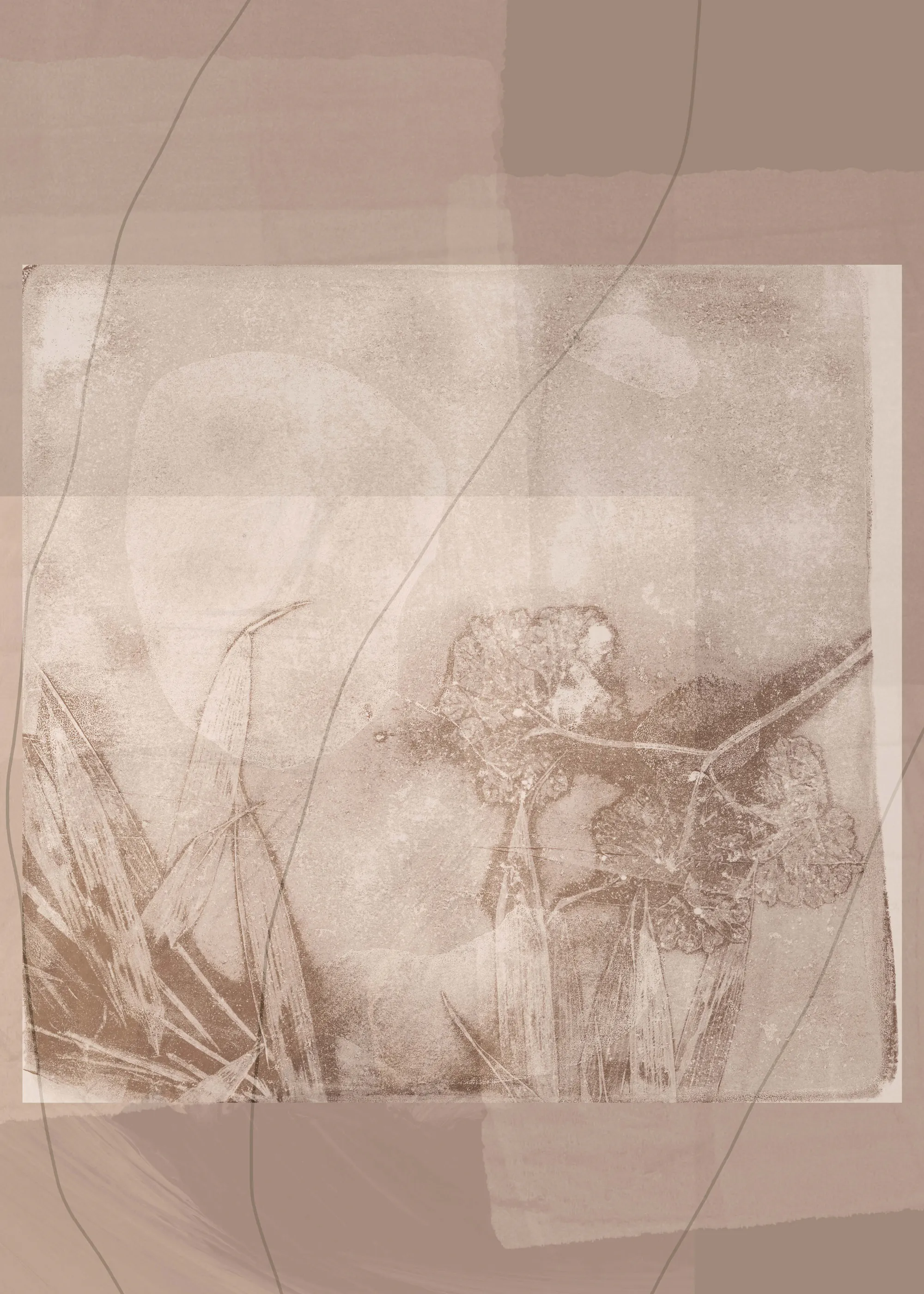 Dina Dankers - Fleur sépia éthérée Poster 0