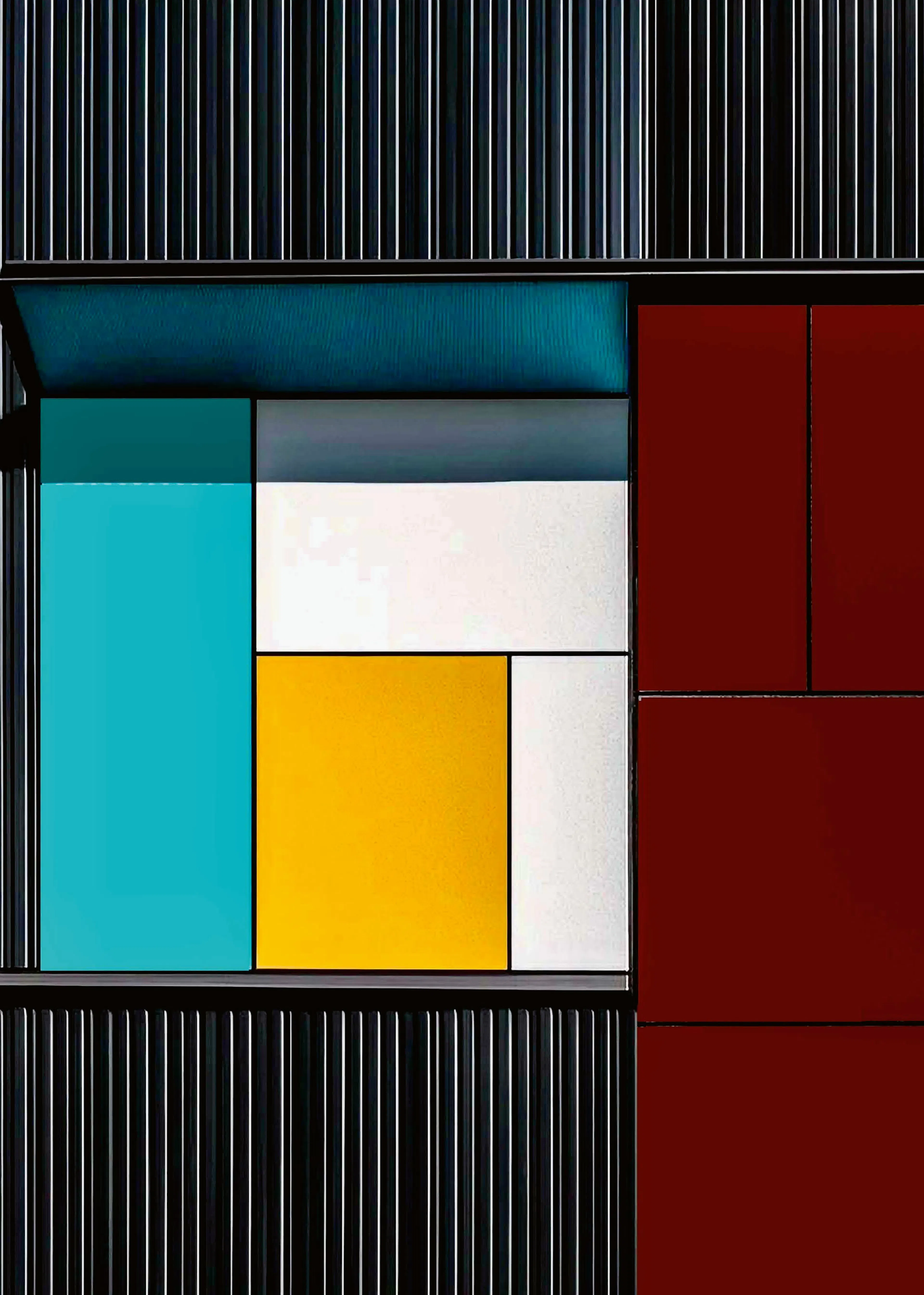 Arnon Orbach - Leuchtende Geometrische Fassade Poster 0