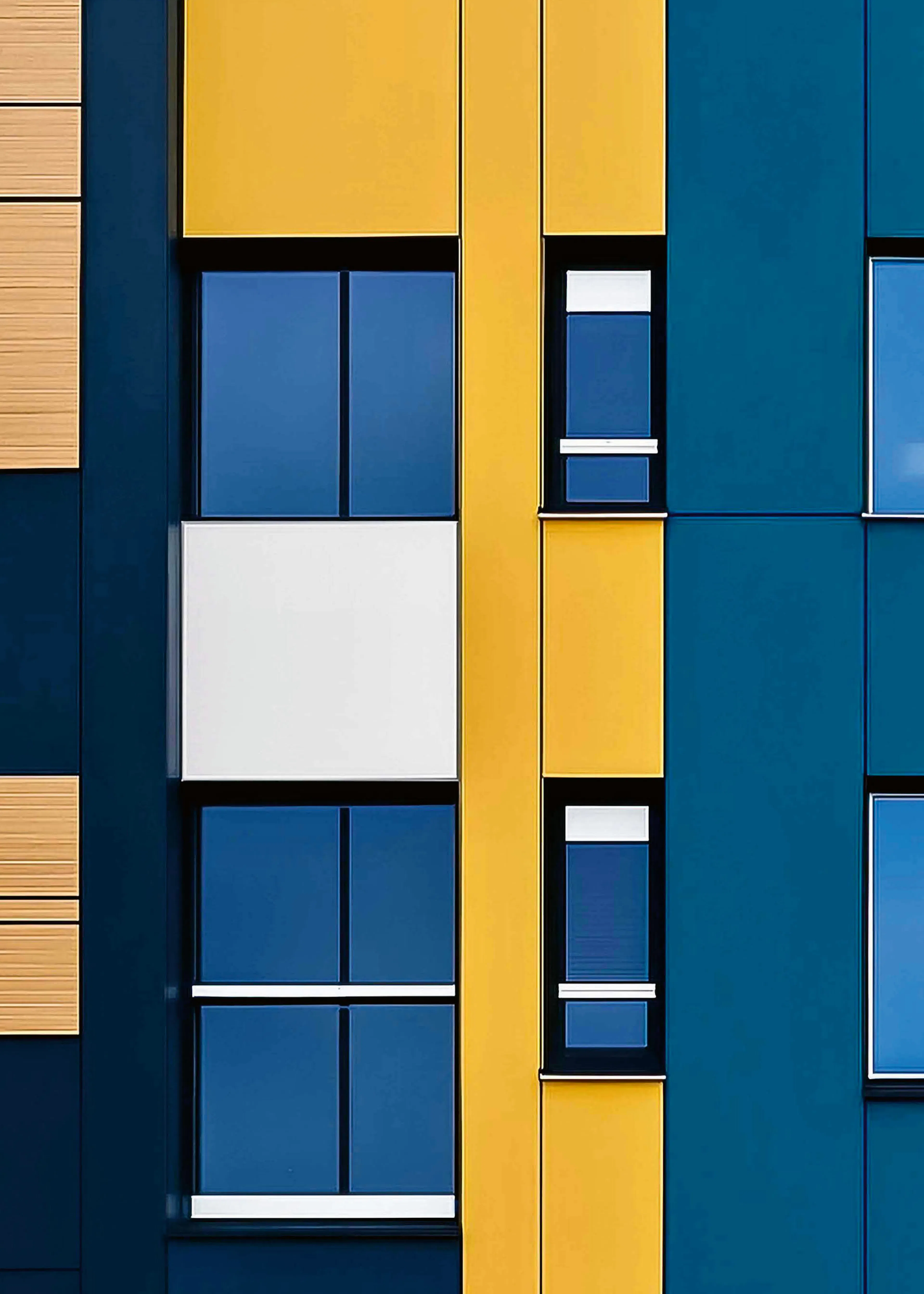 Arnon Orbach - Farbenfrohe Architektonische Geometrie Poster 0