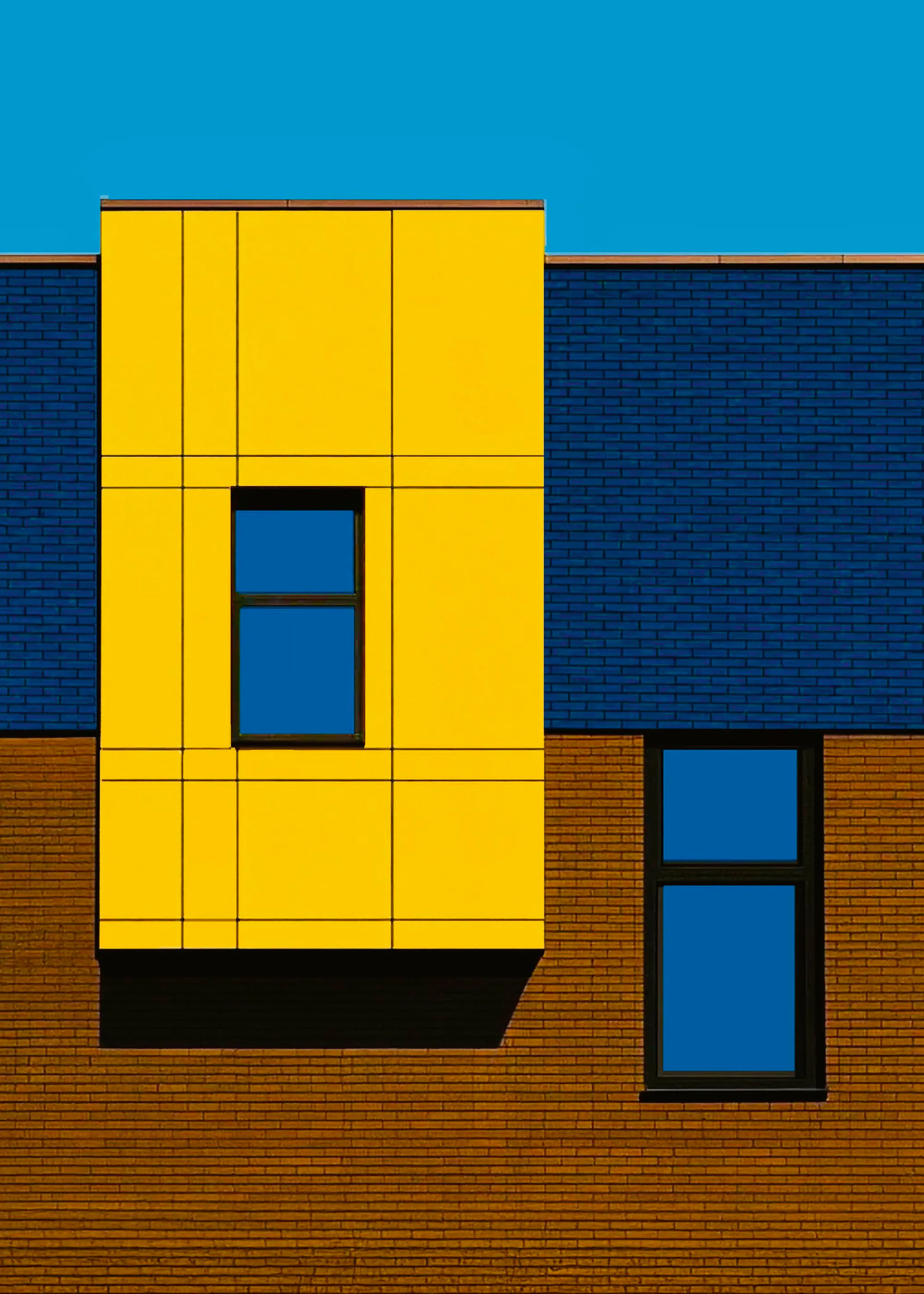 Arnon Orbach - Blue Yellow Architecture Poster 0