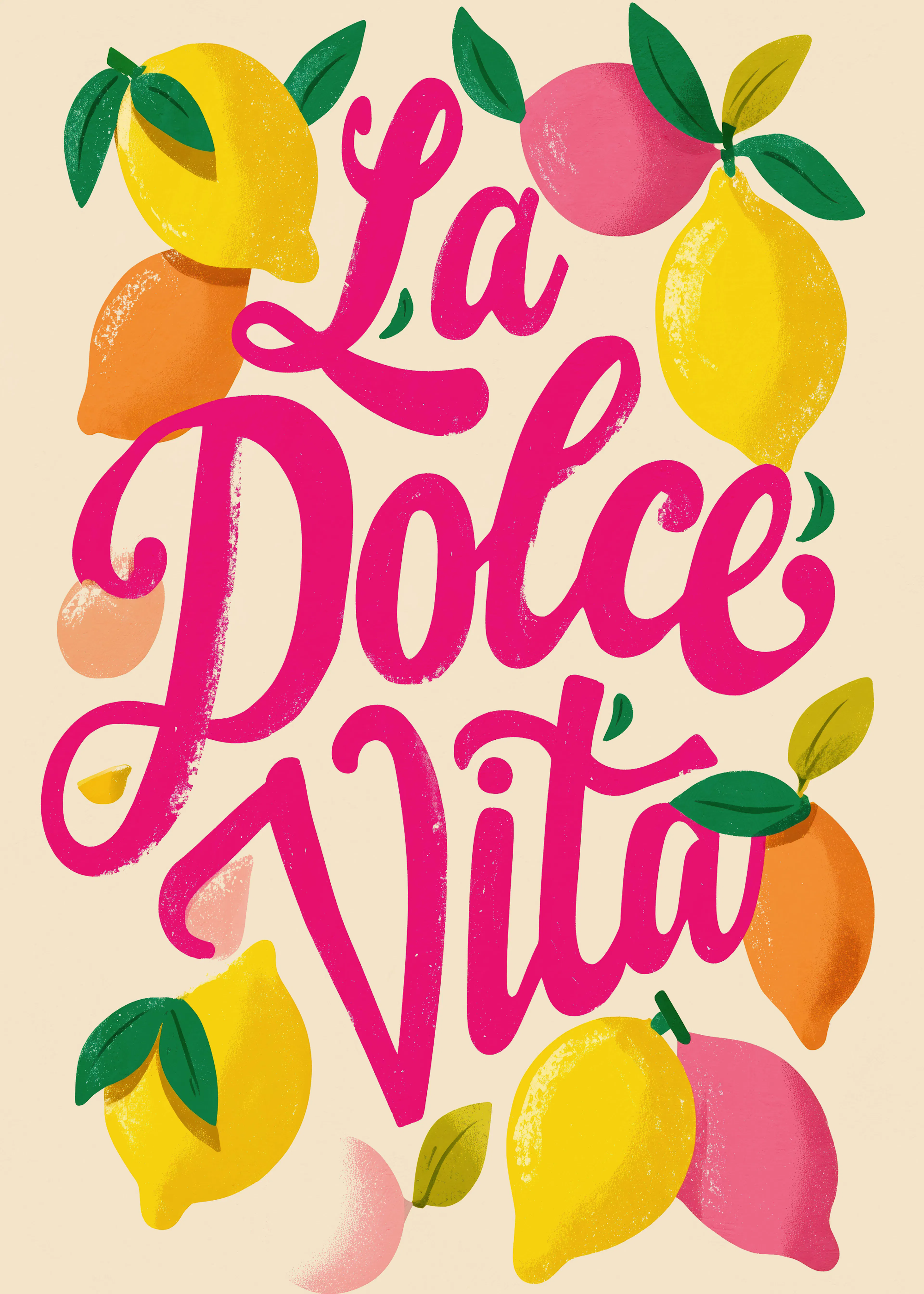 Treechild - La Dolce Vita Citroner Poster 0