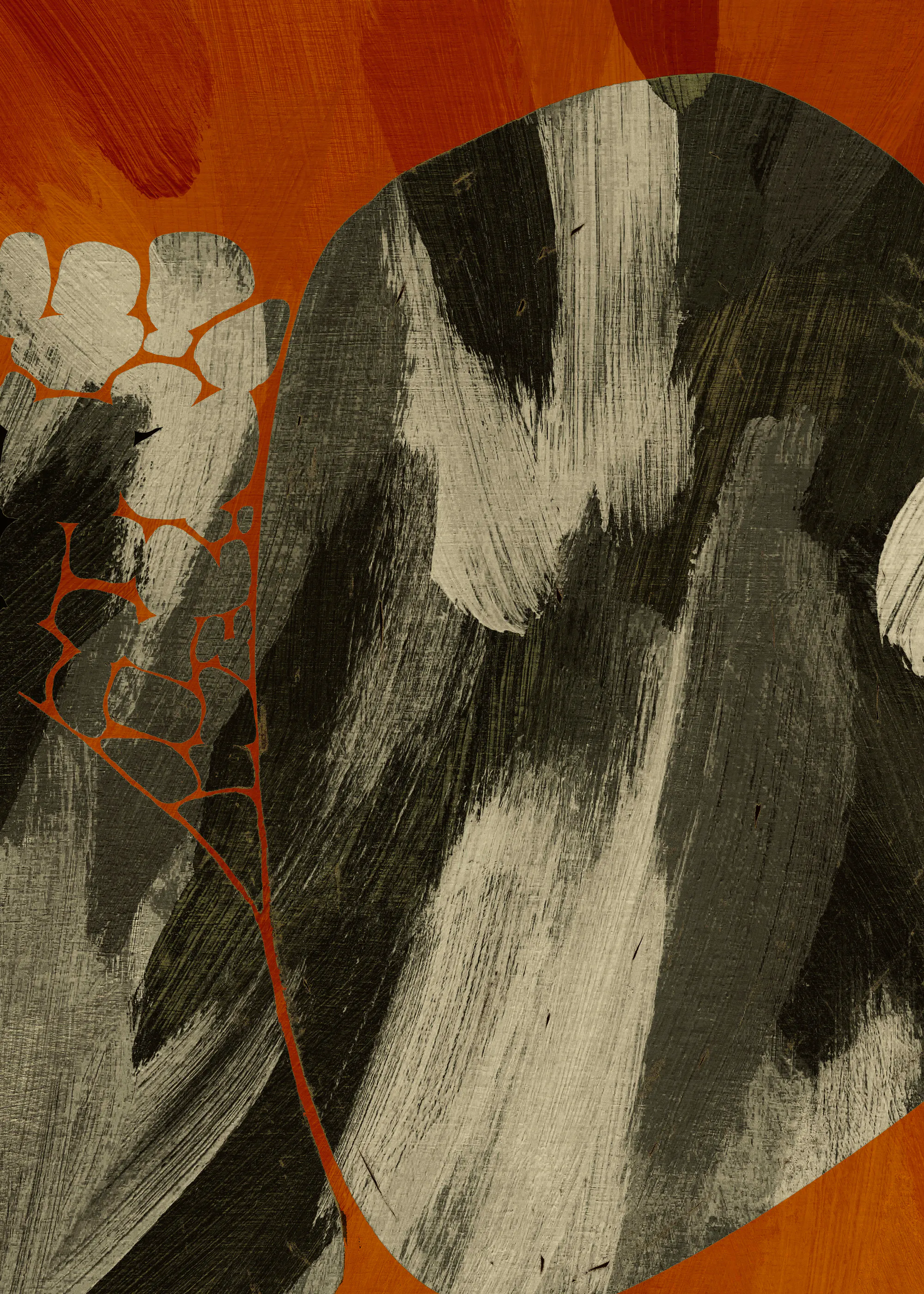 Treechild - Erdige Abstrakte Strömung Poster 0