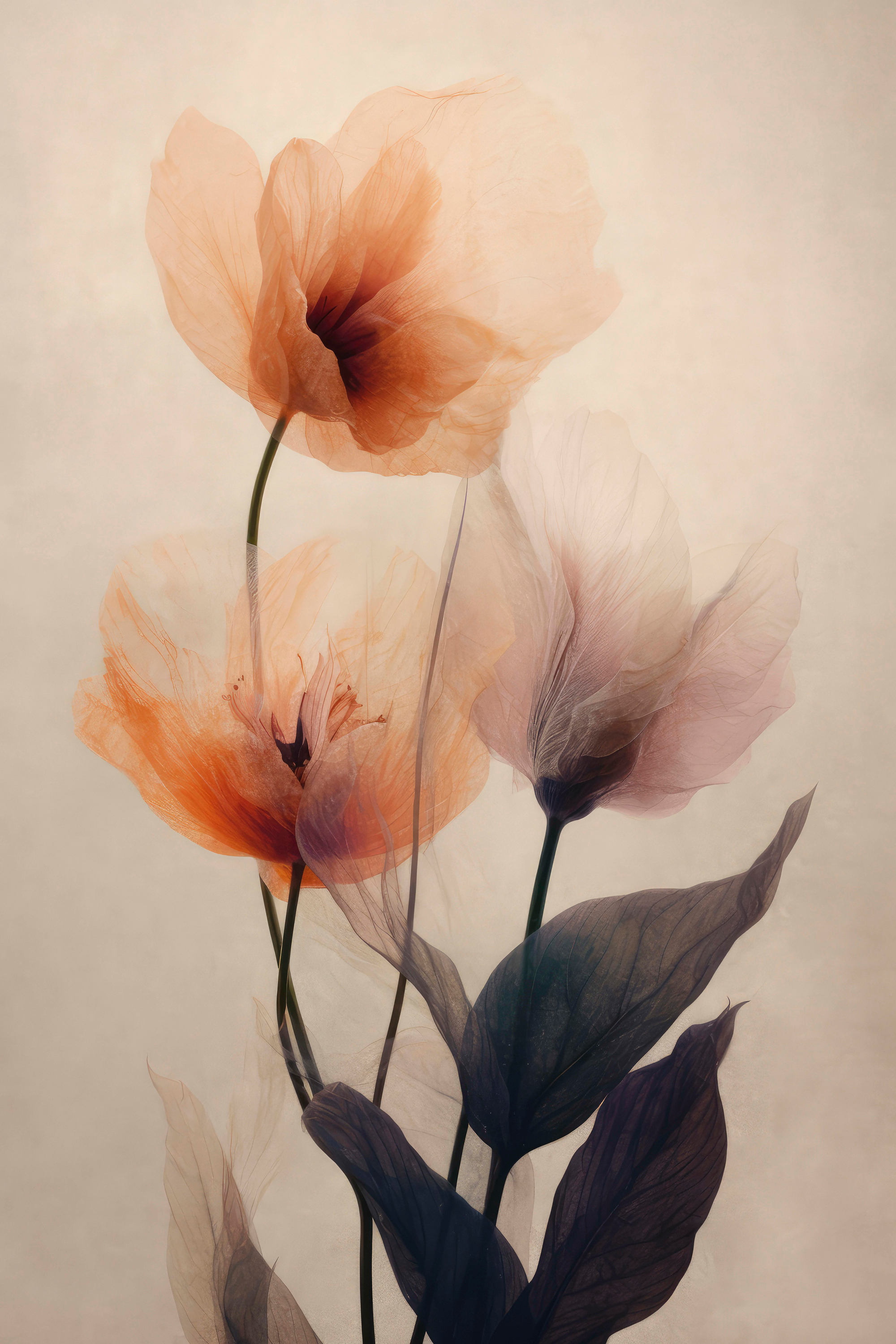 押し花額　Eternal Flower Artwork Treechild - Ethereal Blossoms Poster