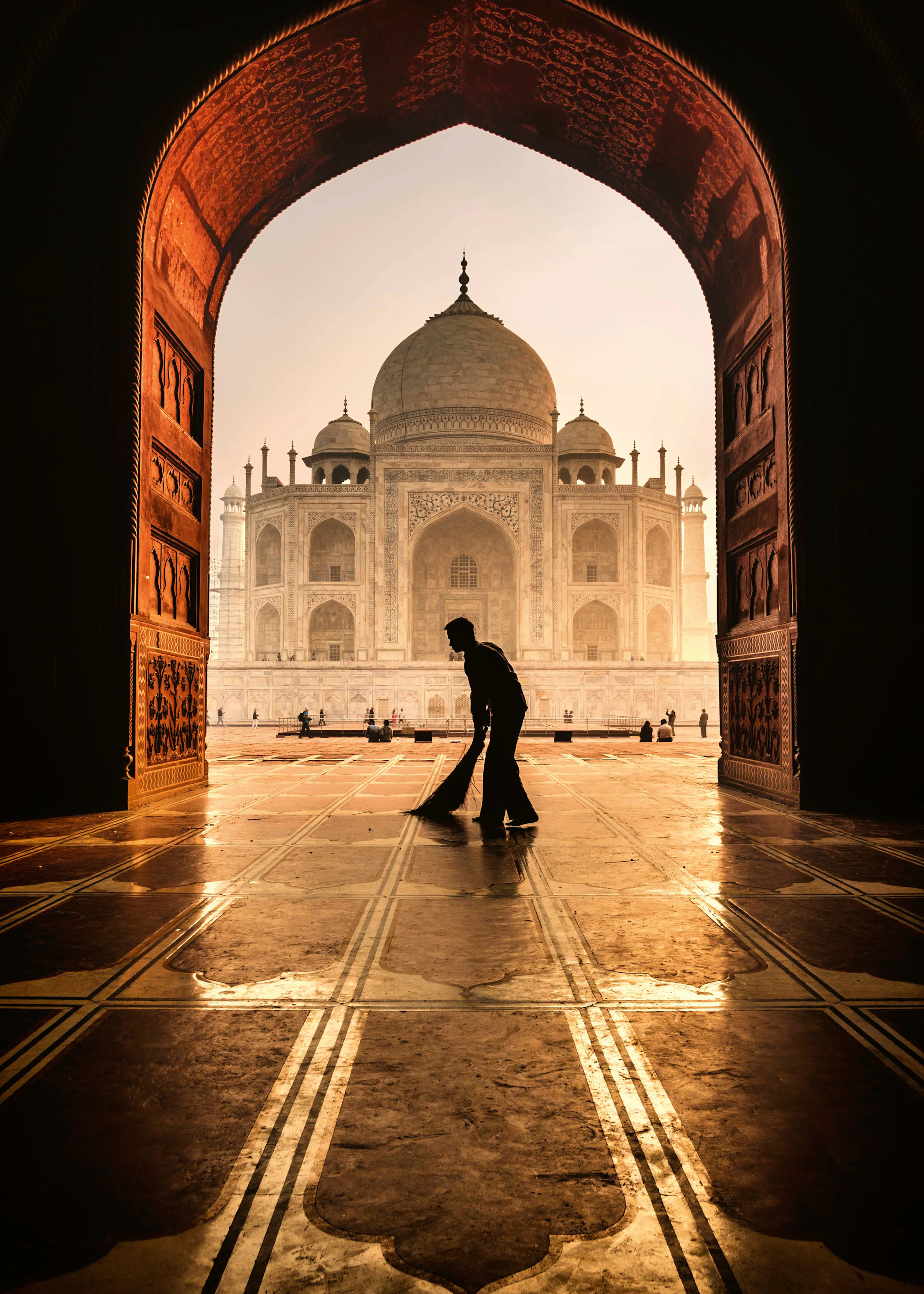 Pavol Stranak - Taj Mahal Ranní světlo plakát 0
