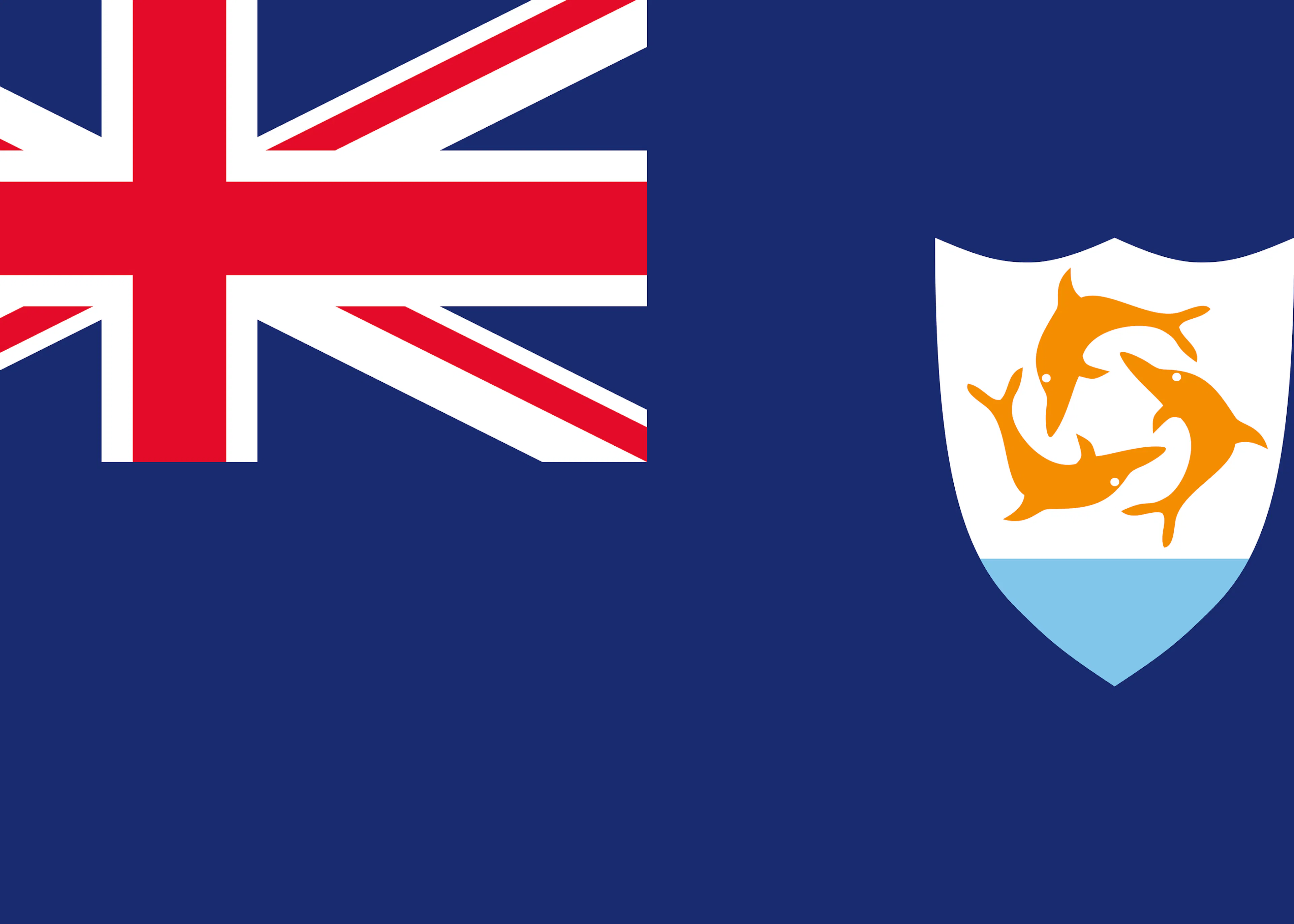 Anguilla Vlag Poster 0