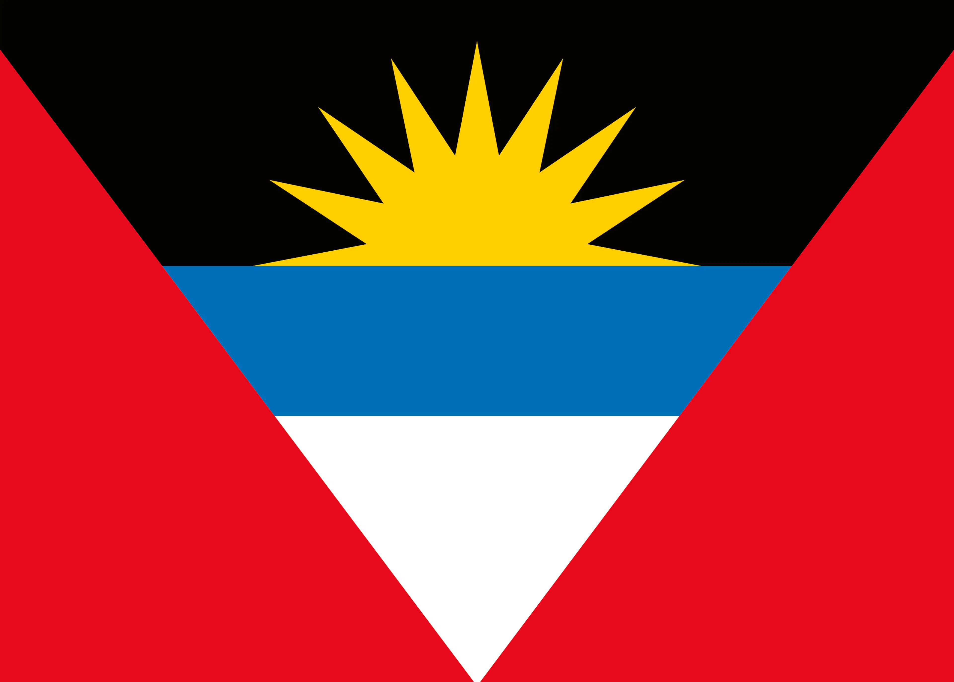 Antigua Barbuda Vlag Poster 0