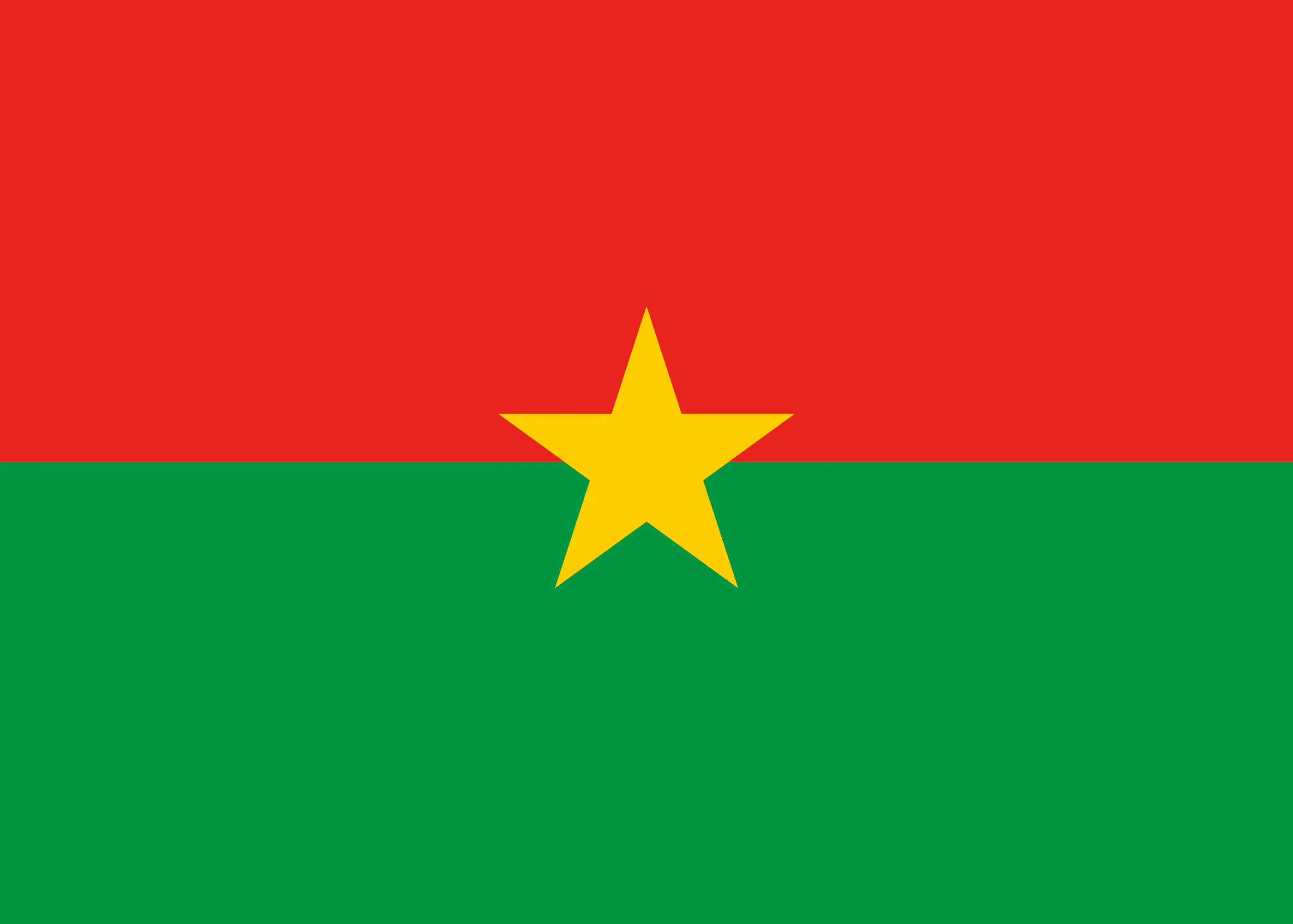 Burkina Fasos flagga Poster 0