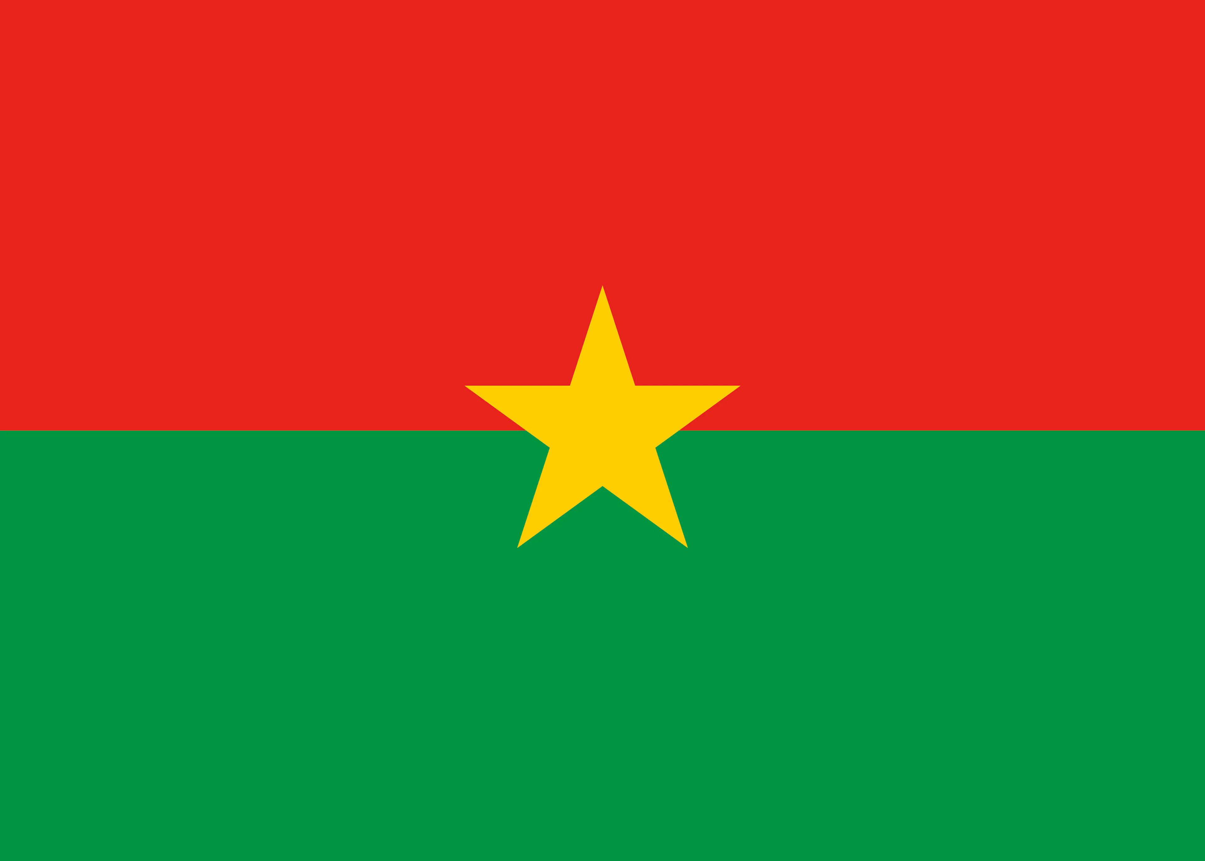Burkina Fasos flagga Poster 0