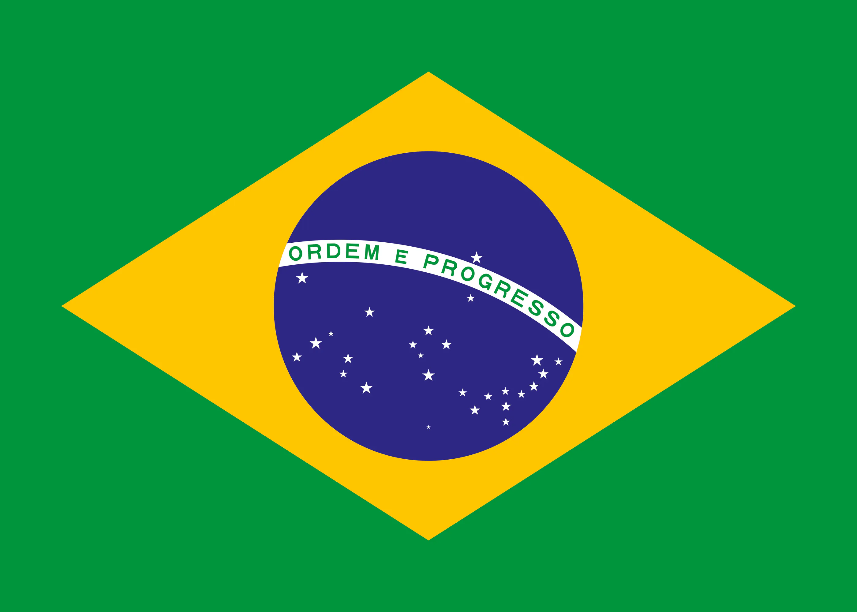 Braziliaanse Vlag Poster 0