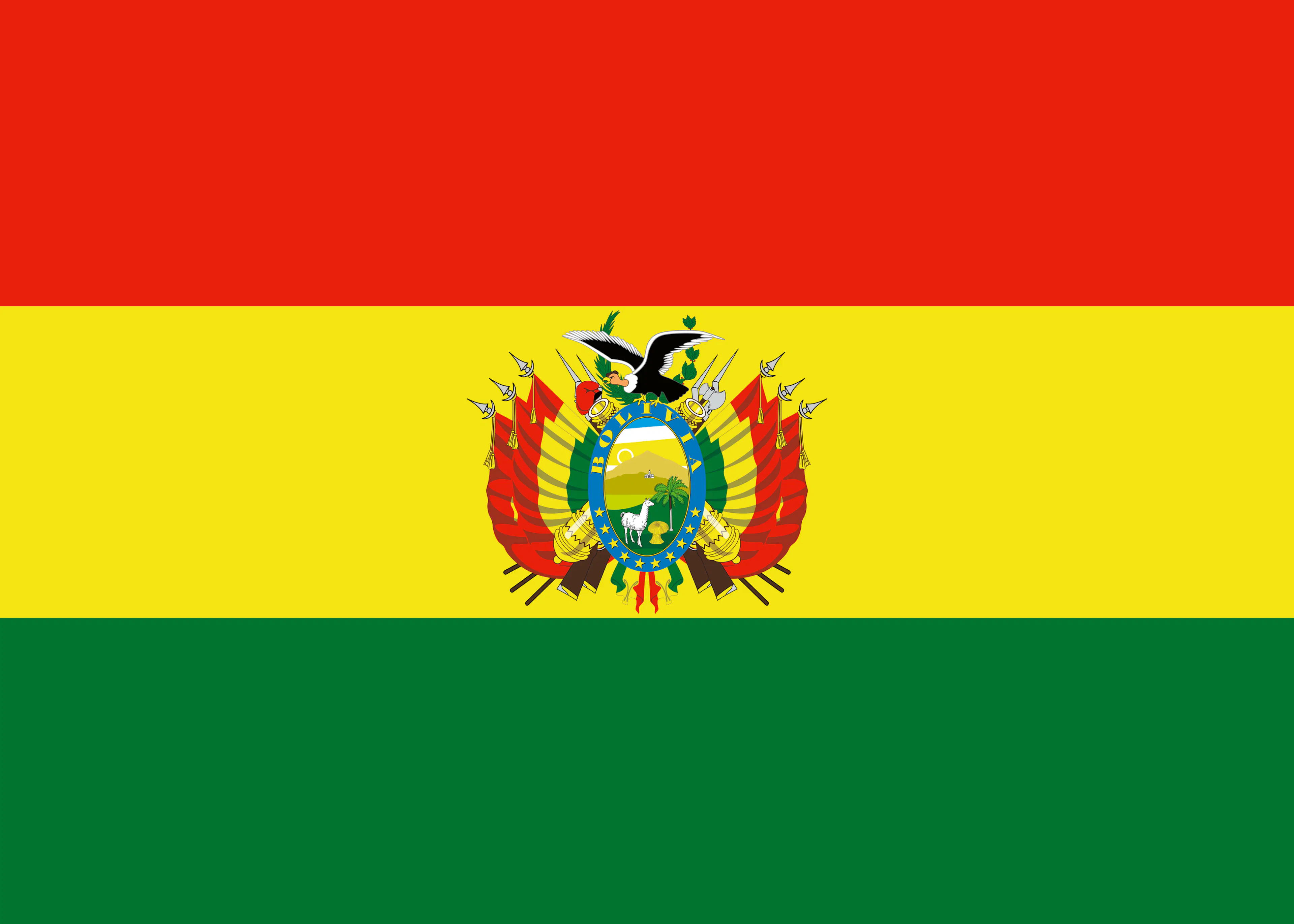 Bolivia Vlag Poster 0
